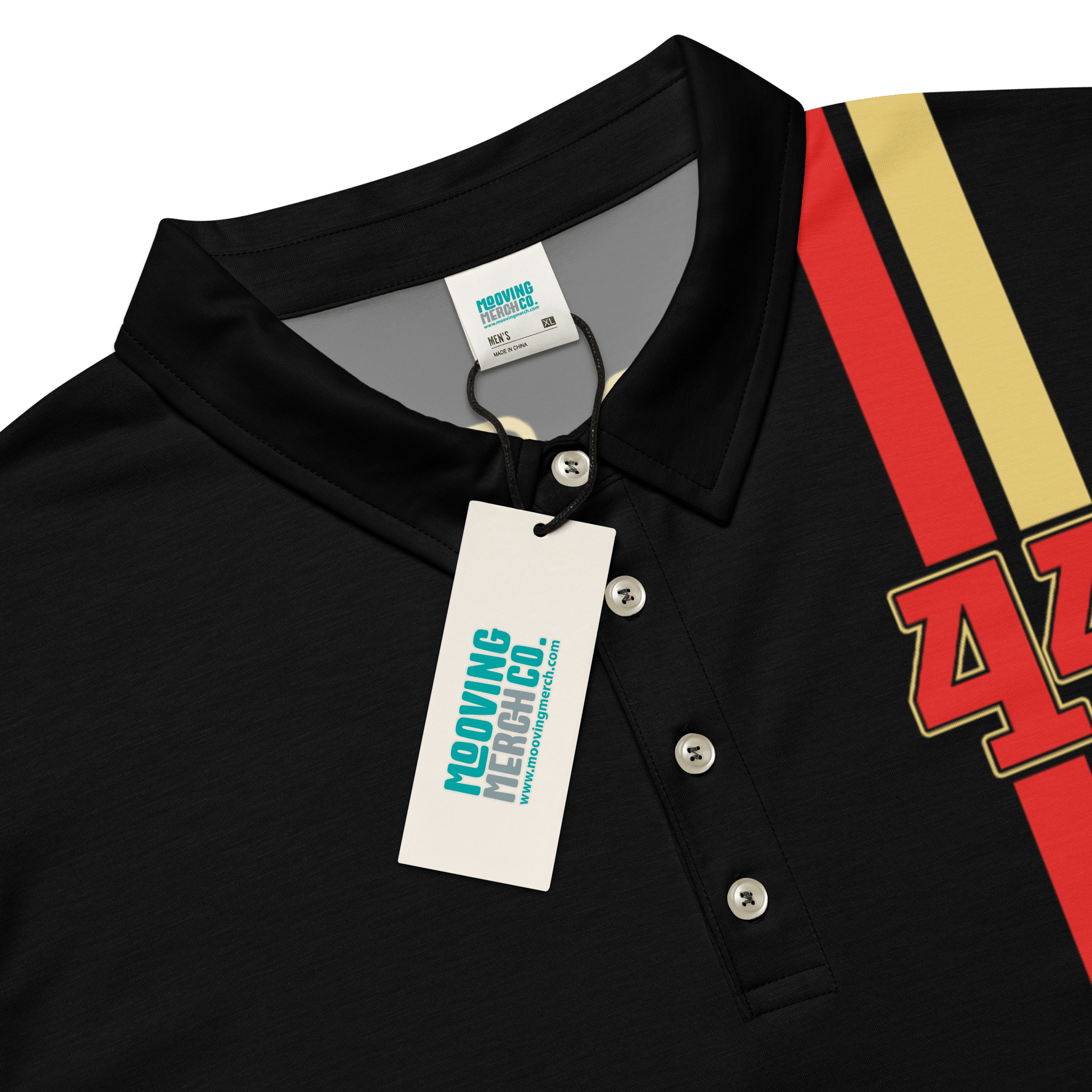 Lewis Hamilton Scuderia 44 Racing Polo Shirt - Men's - Mooving Merch