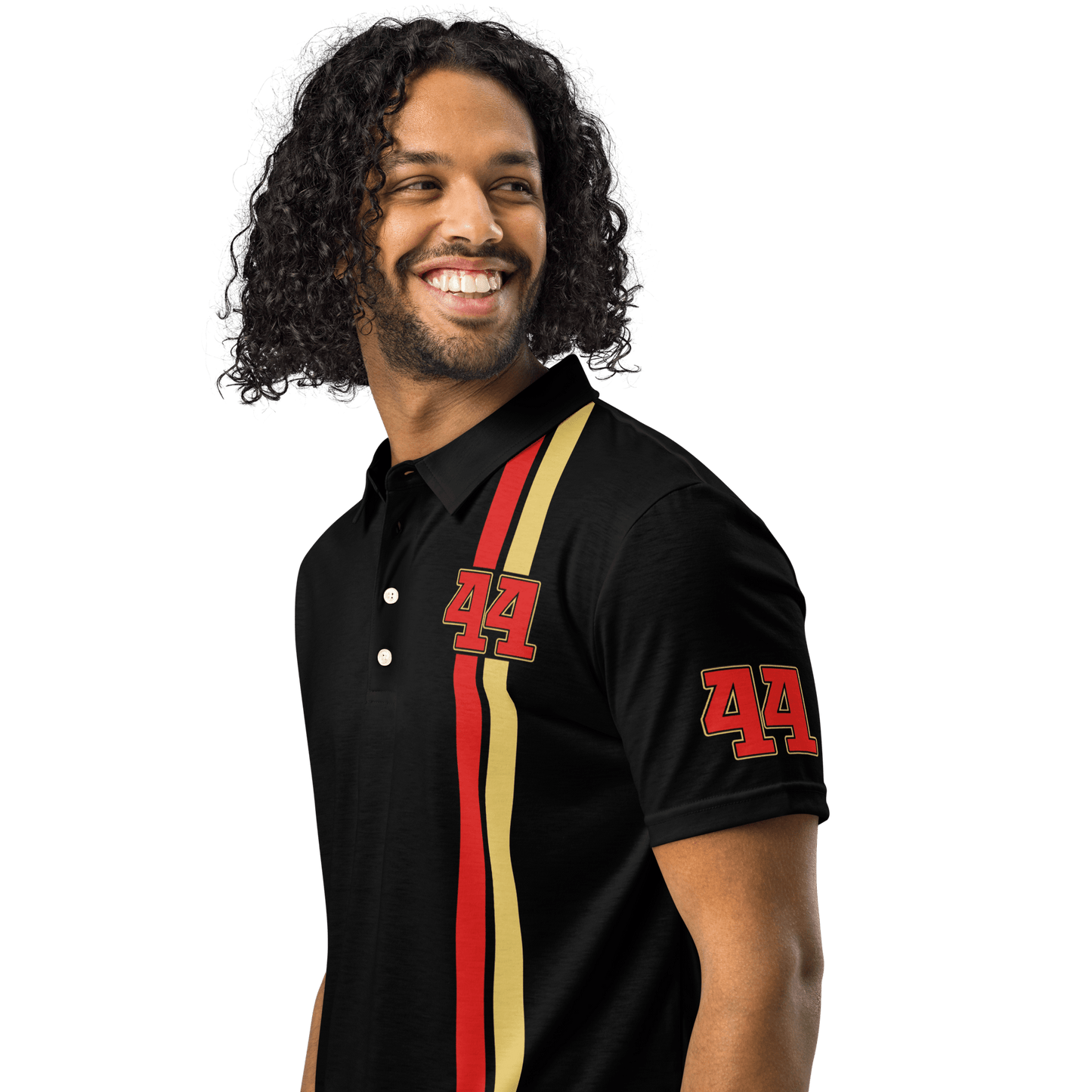 Lewis Hamilton Scuderia 44 Racing Polo Shirt - Men's - Mooving Merch