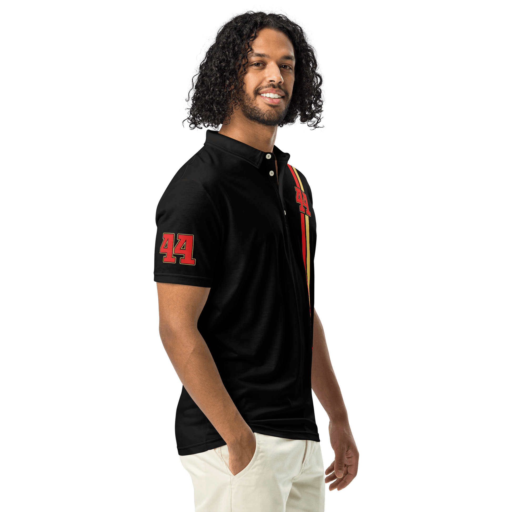 Lewis Hamilton Scuderia 44 Racing Polo Shirt - Men's - Mooving Merch