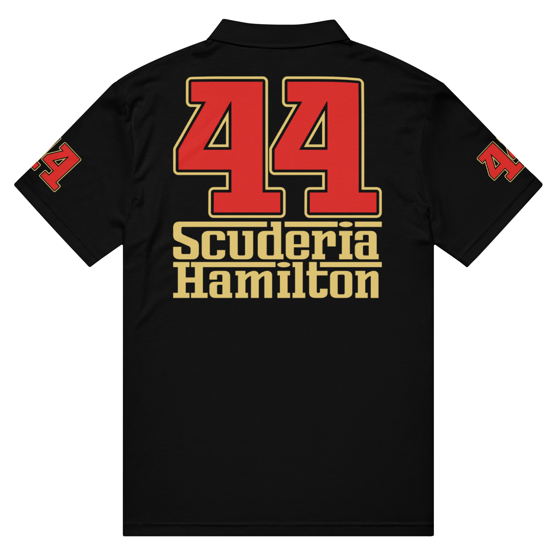 Lewis Hamilton Scuderia 44 Racing Polo Shirt - Men's - Mooving Merch
