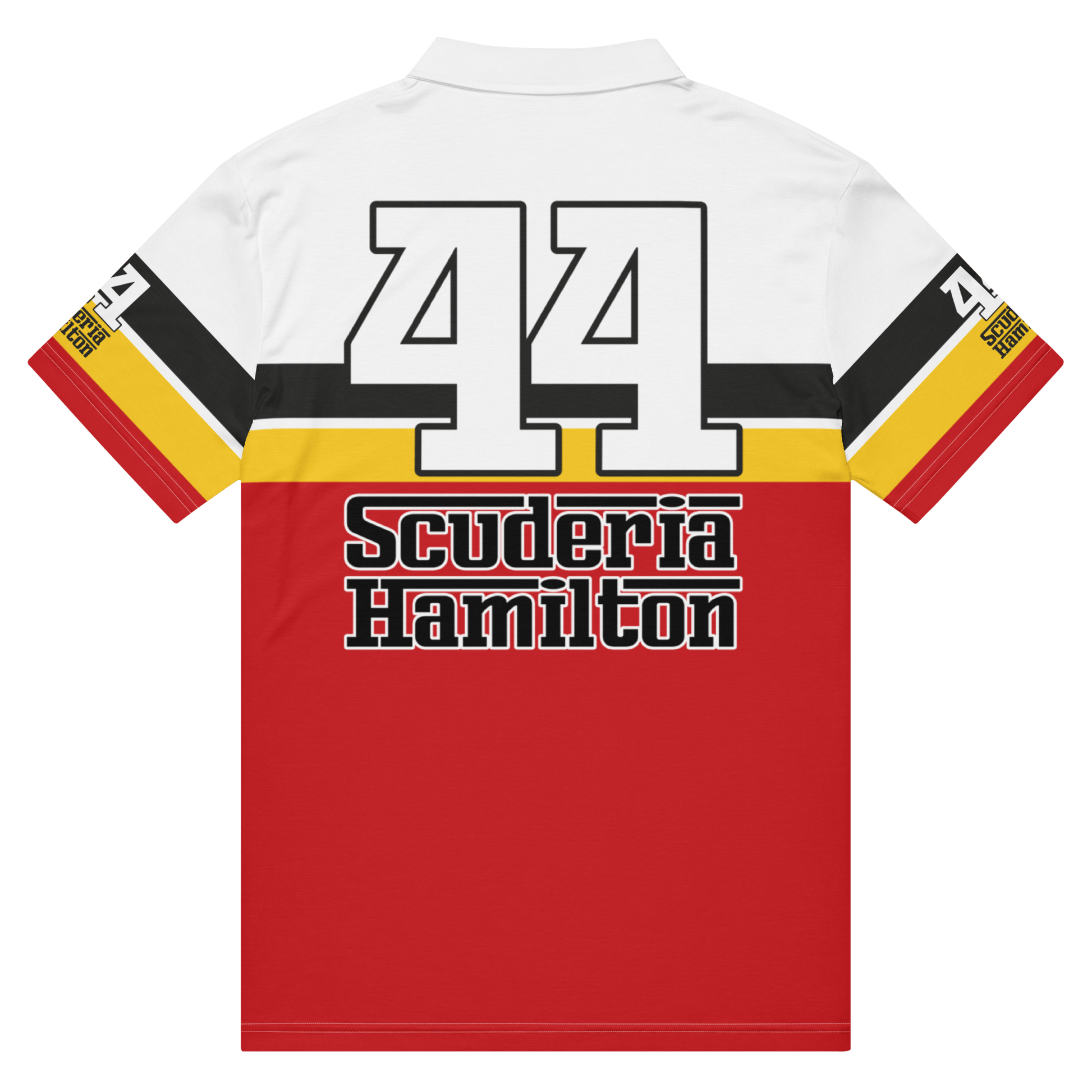 Lewis Hamilton Scuderia 44 Racing Polo Shirt - Men's XS - 3XL - Mooving Merch