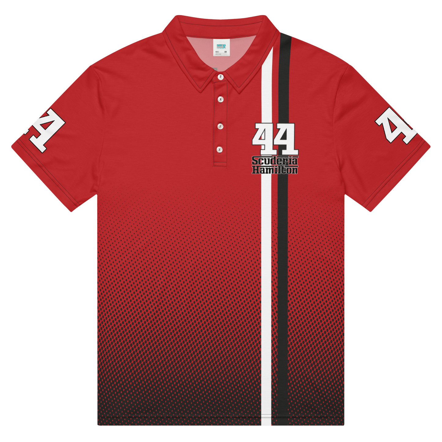 Lewis Hamilton Scuderia 44 Racing Polo Shirt - Men's XS - 3XL - Mooving Merch