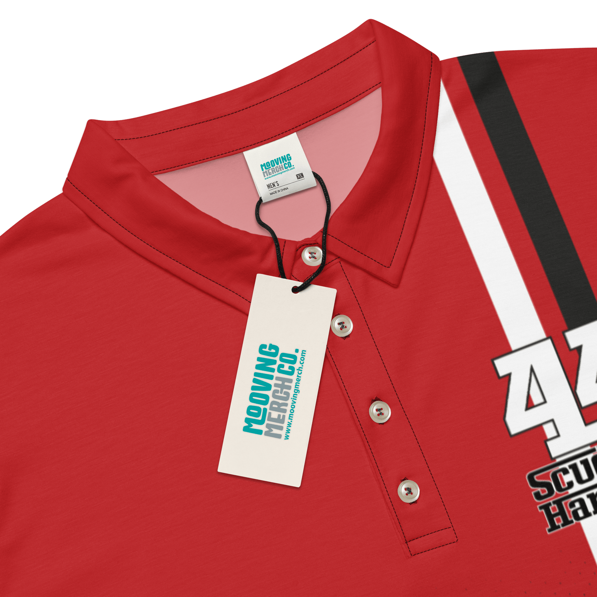 Lewis Hamilton Scuderia 44 Racing Polo Shirt - Men's XS - 3XL - Mooving Merch