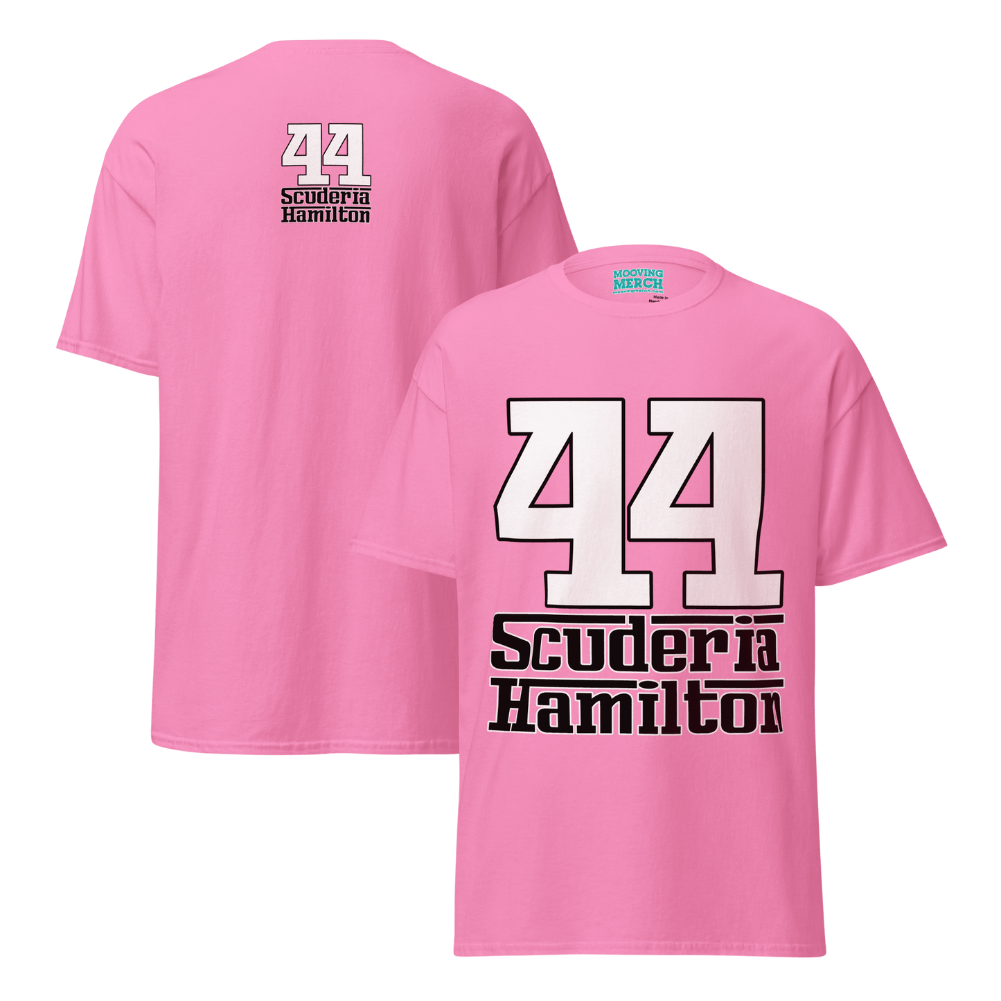 Lewis Hamilton Scuderia 44 Racing T-Shirt - 8 Cols - Unisex S to 5XL - Mooving Merch