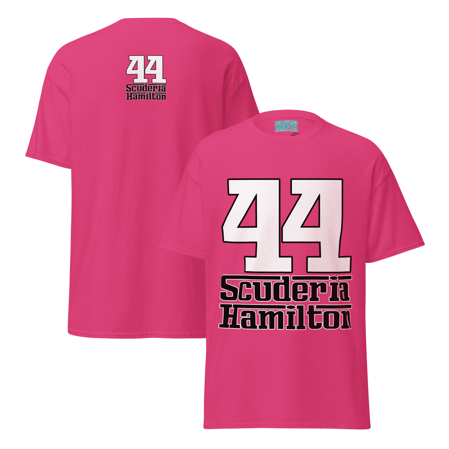 Lewis Hamilton Scuderia 44 Racing T-Shirt - 8 Cols - Unisex S to 5XL - Mooving Merch