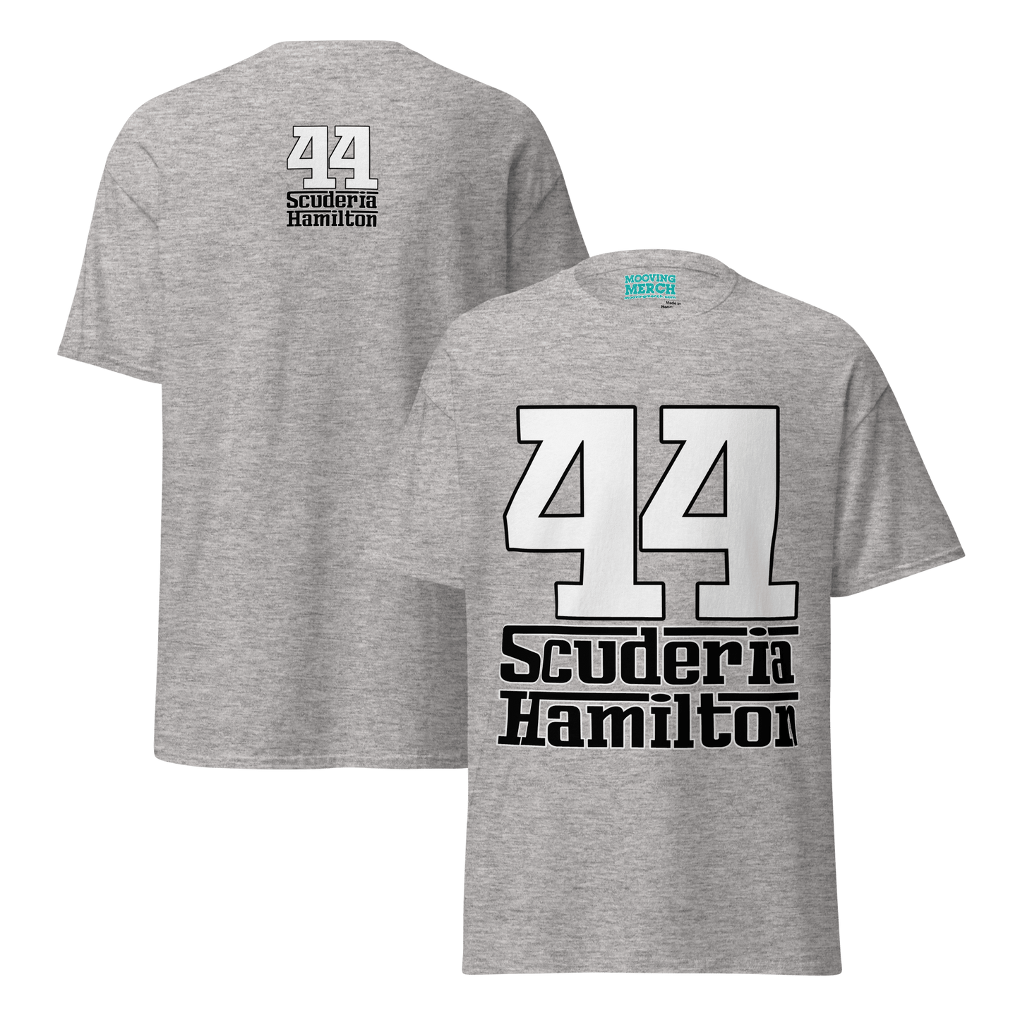 Lewis Hamilton Scuderia 44 Racing T-Shirt - 8 Cols - Unisex S to 5XL - Mooving Merch