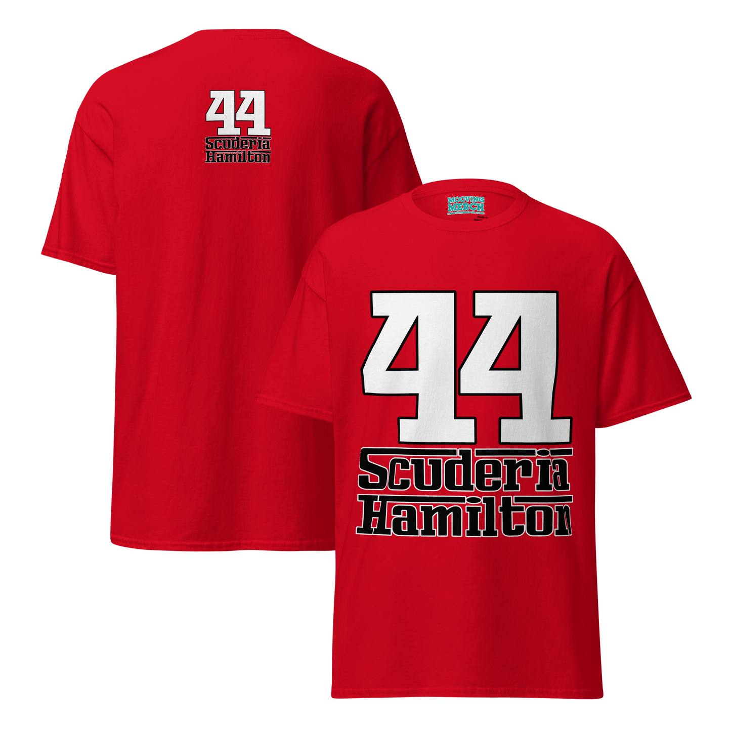 Lewis Hamilton Scuderia 44 Racing T-Shirt - 8 Cols - Unisex S to 5XL - Mooving Merch
