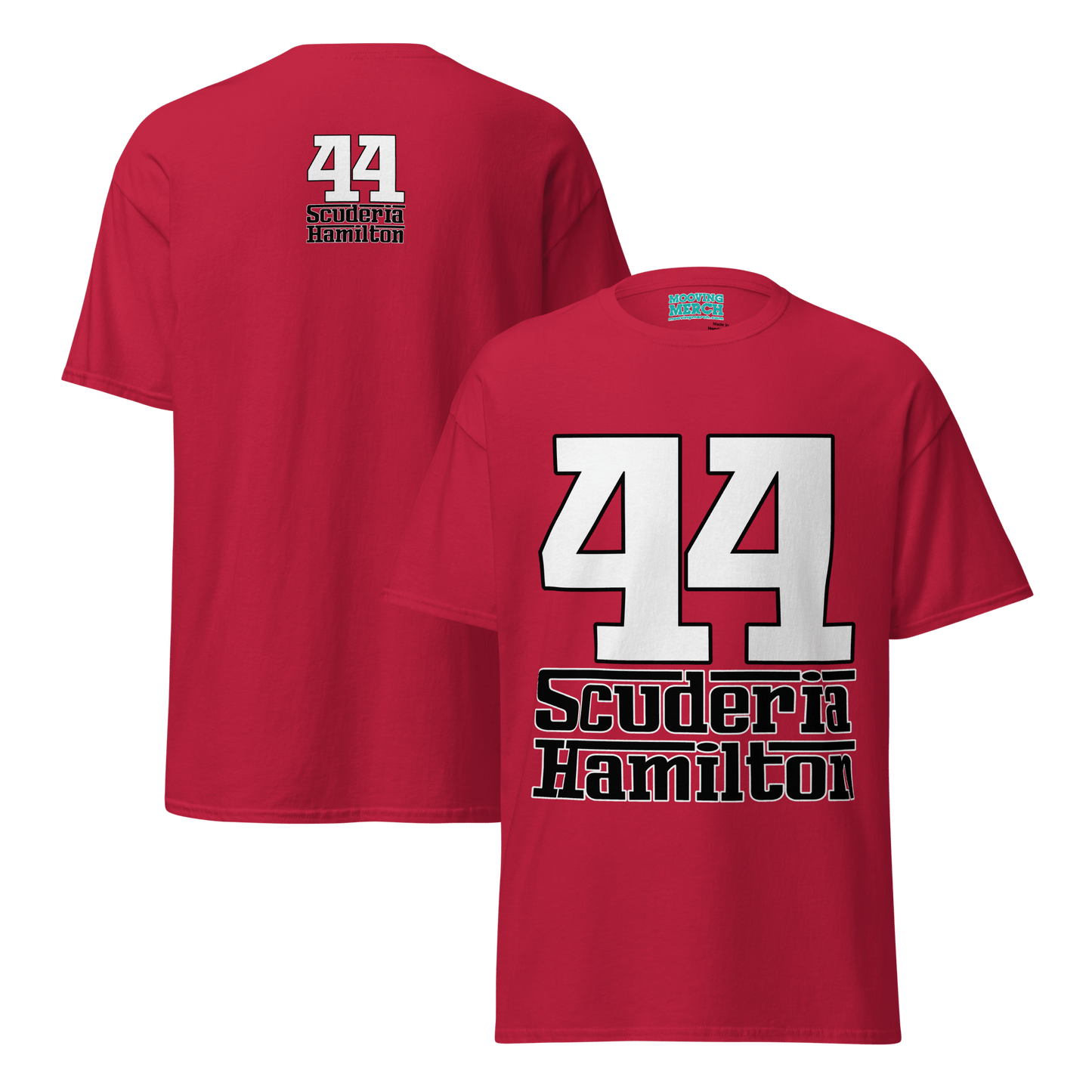 Lewis Hamilton Scuderia 44 Racing T-Shirt - 8 Cols - Unisex S to 5XL - Mooving Merch