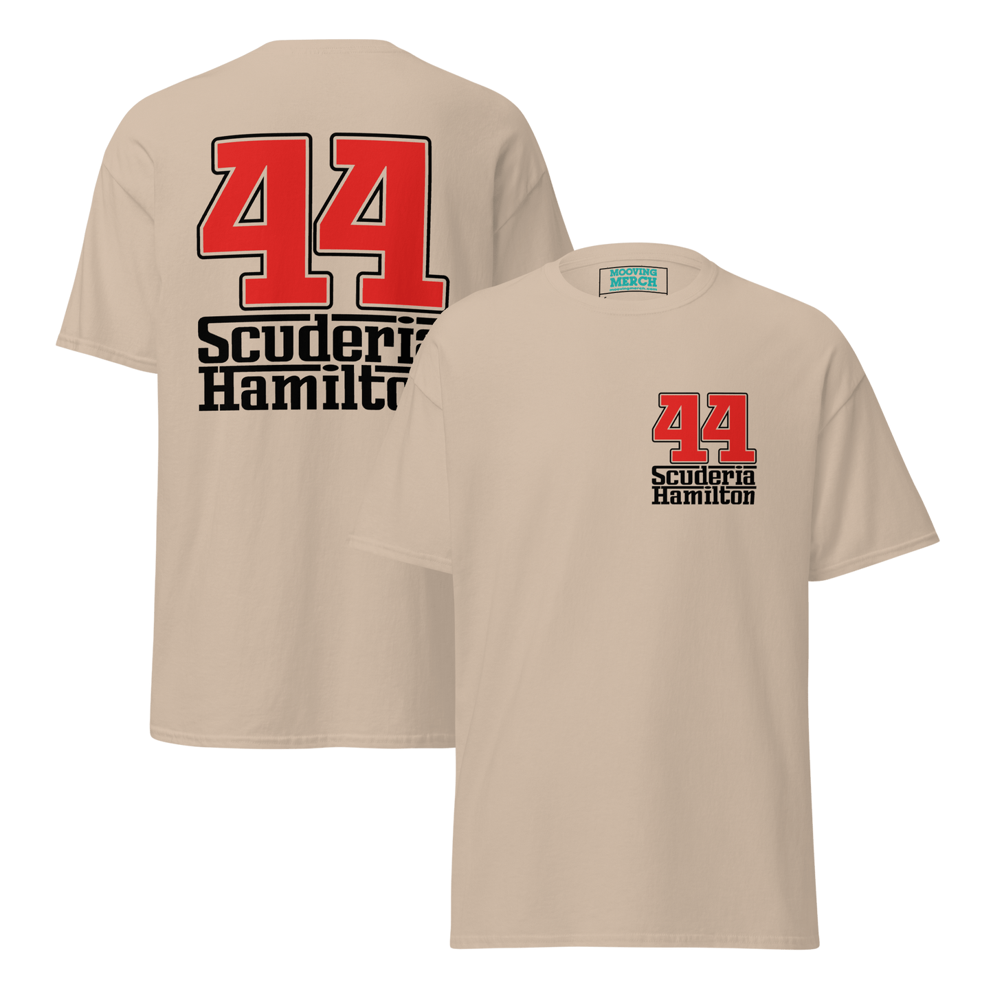 Lewis Hamilton Scuderia 44 Racing T-Shirt - 9 Colours - S to 5XL - Mooving Merch