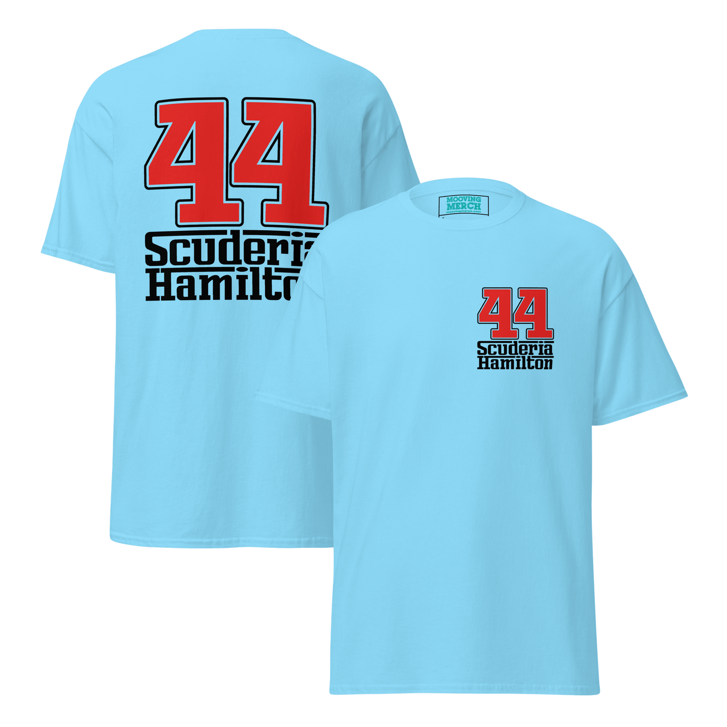Lewis Hamilton Scuderia 44 Racing T-Shirt - 9 Colours - S to 5XL - Mooving Merch
