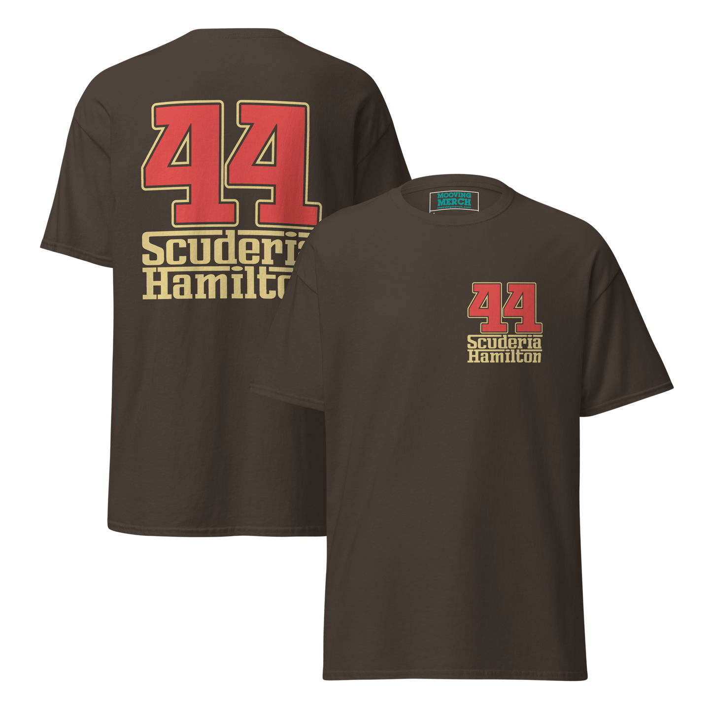 Lewis Hamilton Scuderia 44 Racing T-Shirt - 9 Colours - S to 5XL - Mooving Merch