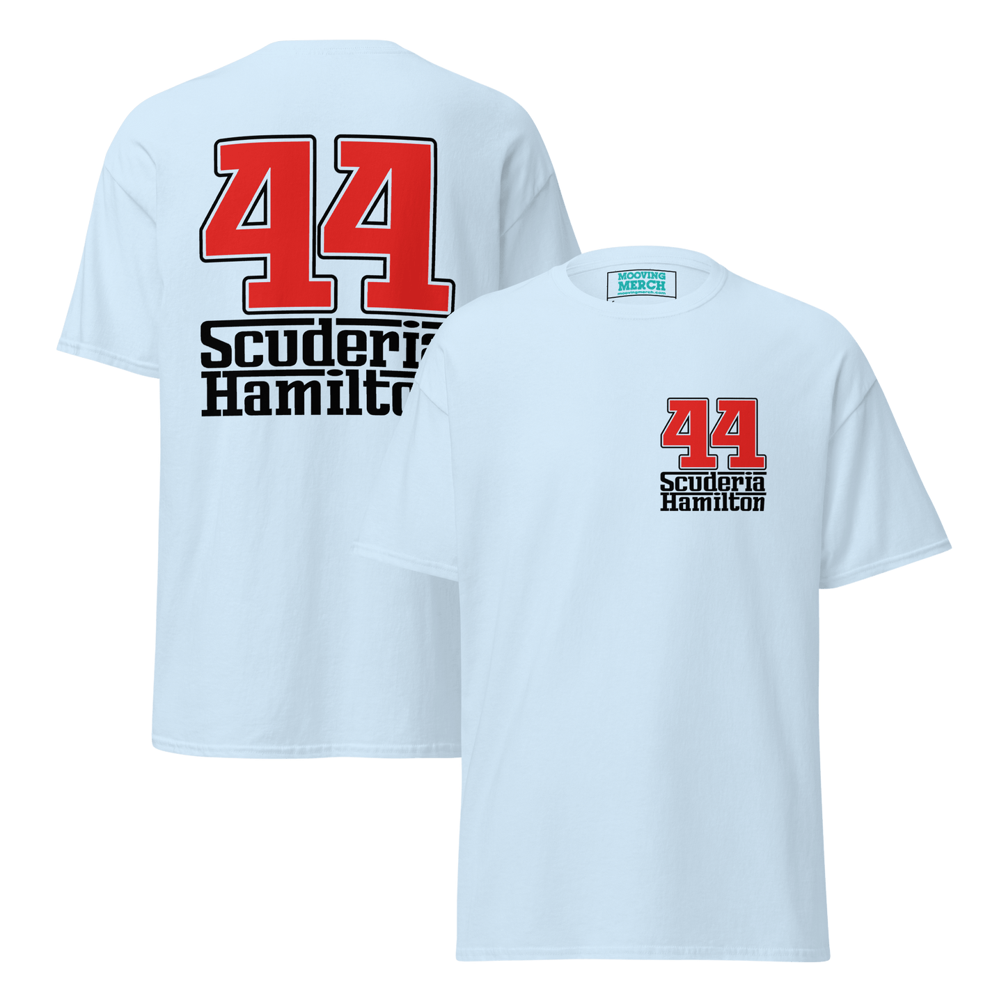 Lewis Hamilton Scuderia 44 Racing T-Shirt - 9 Colours - S to 5XL - Mooving Merch