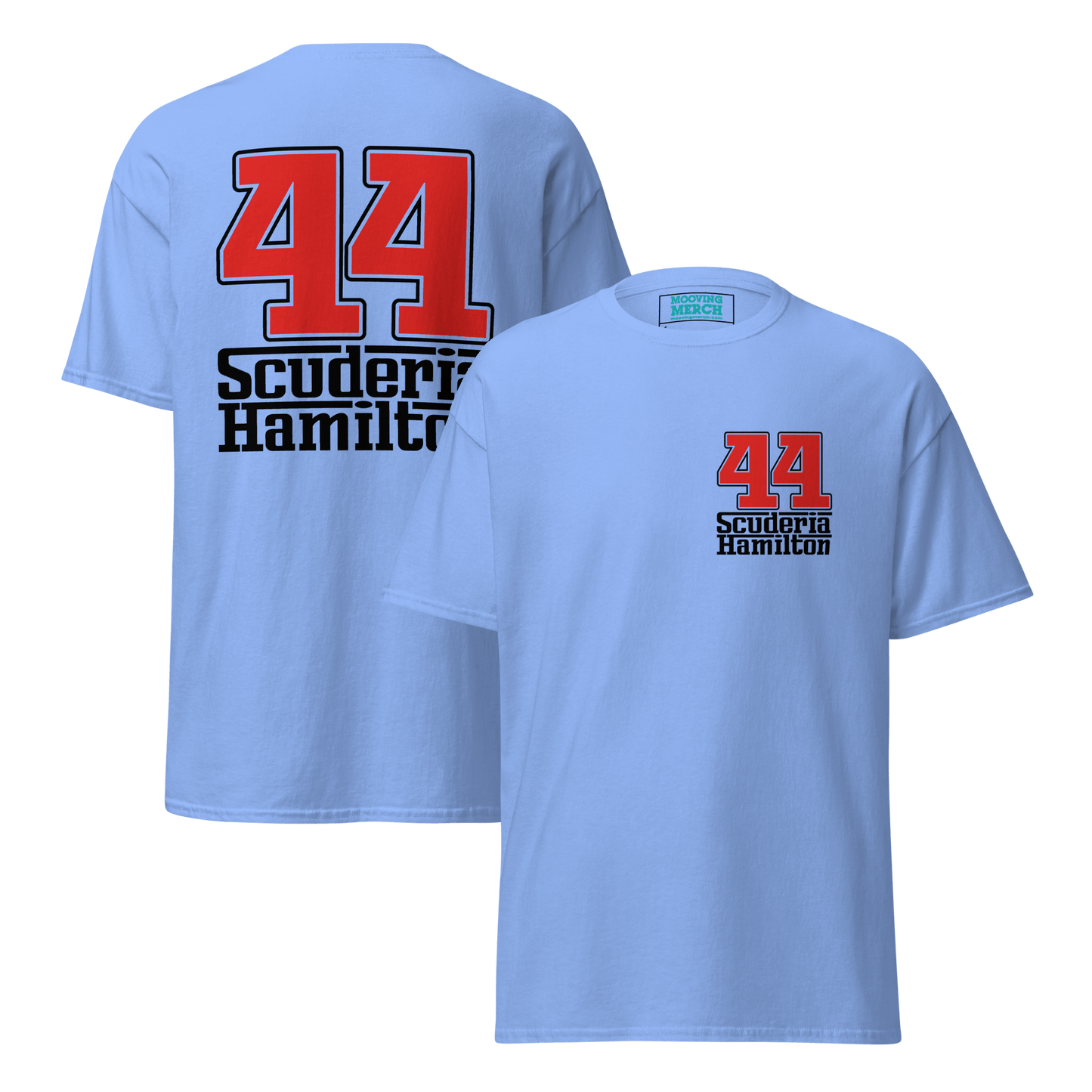 Lewis Hamilton Scuderia 44 Racing T-Shirt - 9 Colours - S to 5XL - Mooving Merch
