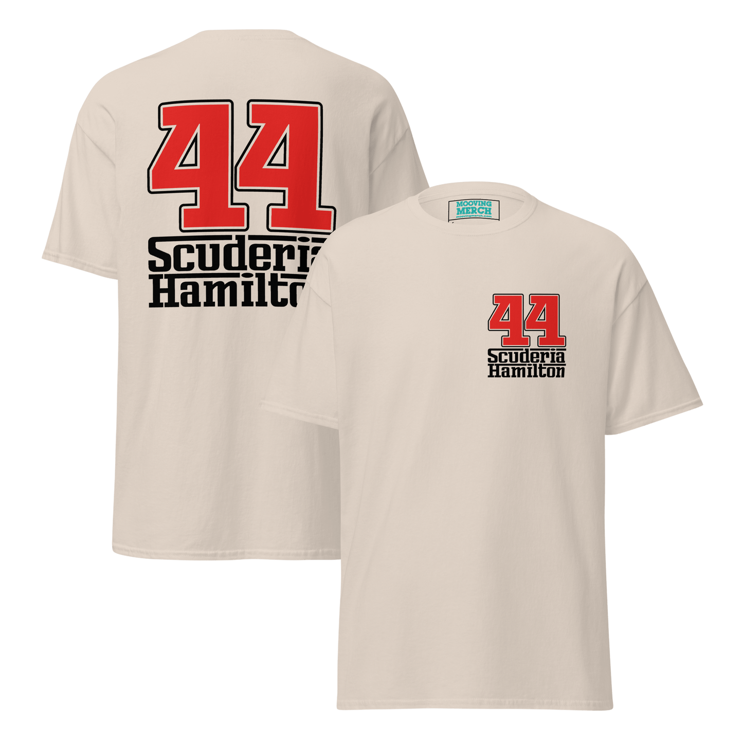 Lewis Hamilton Scuderia 44 Racing T-Shirt - 9 Colours - S to 5XL - Mooving Merch
