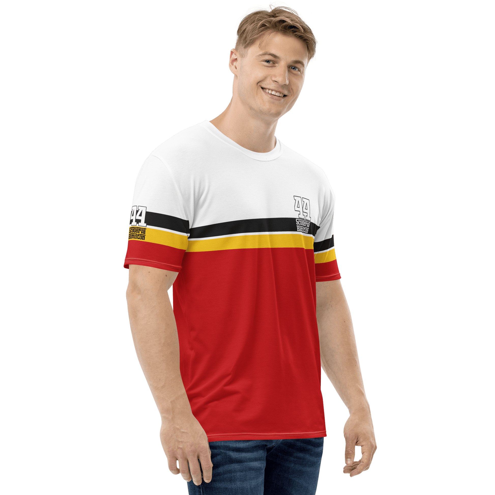 Lewis Hamilton Scuderia 44 Racing T-Shirt - Men's - Mooving Merch