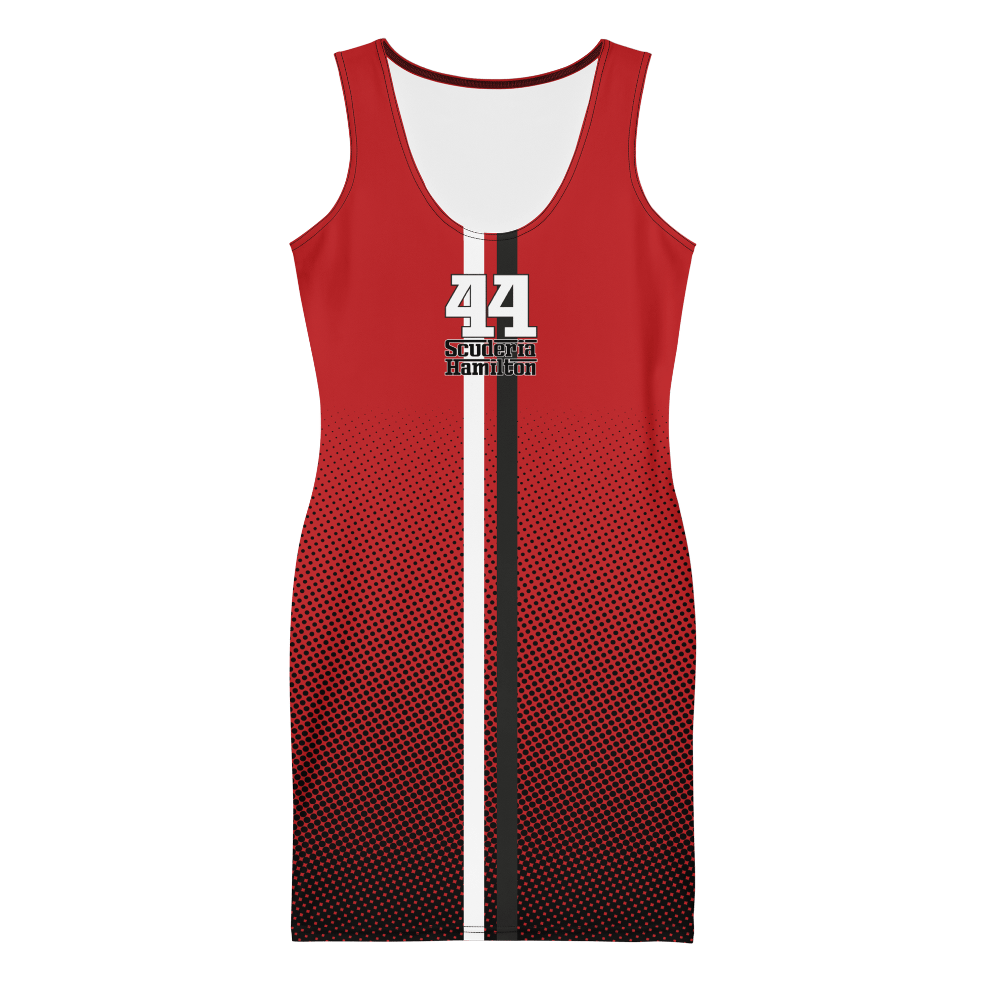 Lewis Hamilton Scuderia 44 Racing Team Bodycon Dress - XS to XL - Mooving Merch