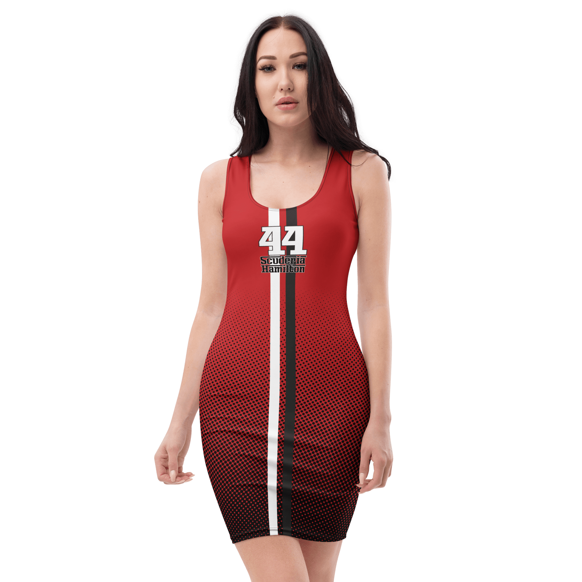 Lewis Hamilton Scuderia 44 Racing Team Bodycon Dress - XS to XL - Mooving Merch