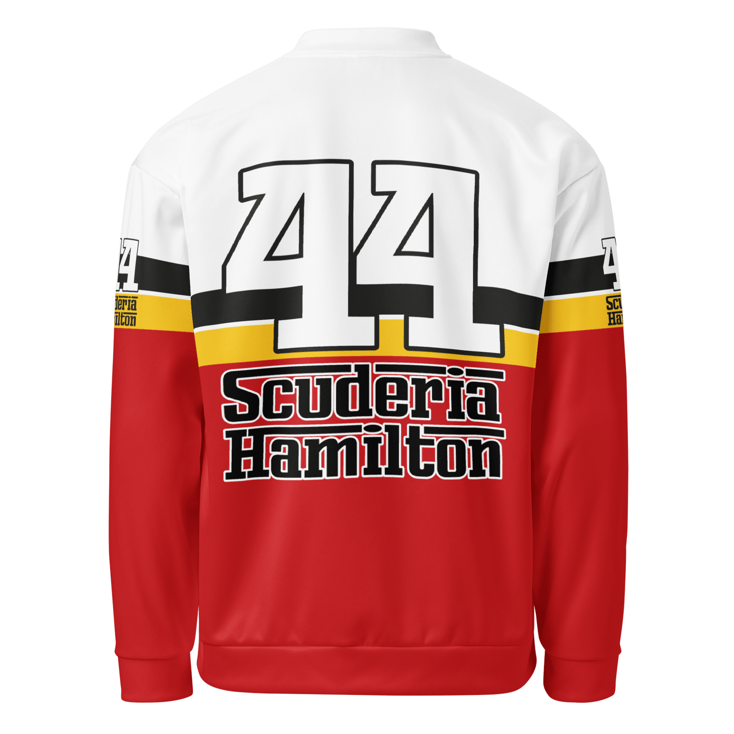 Lewis Hamilton Scuderia 44 Racing Team Bomber Jacket - Unisex - Mooving Merch