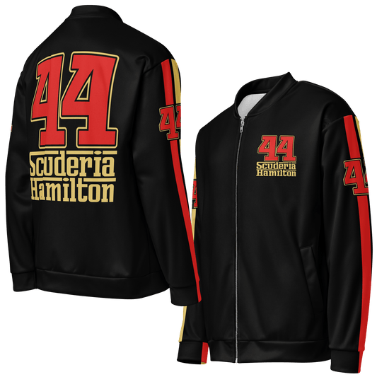 Lewis Hamilton Scuderia 44 Racing Team Bomber Jacket - Unisex - Mooving Merch