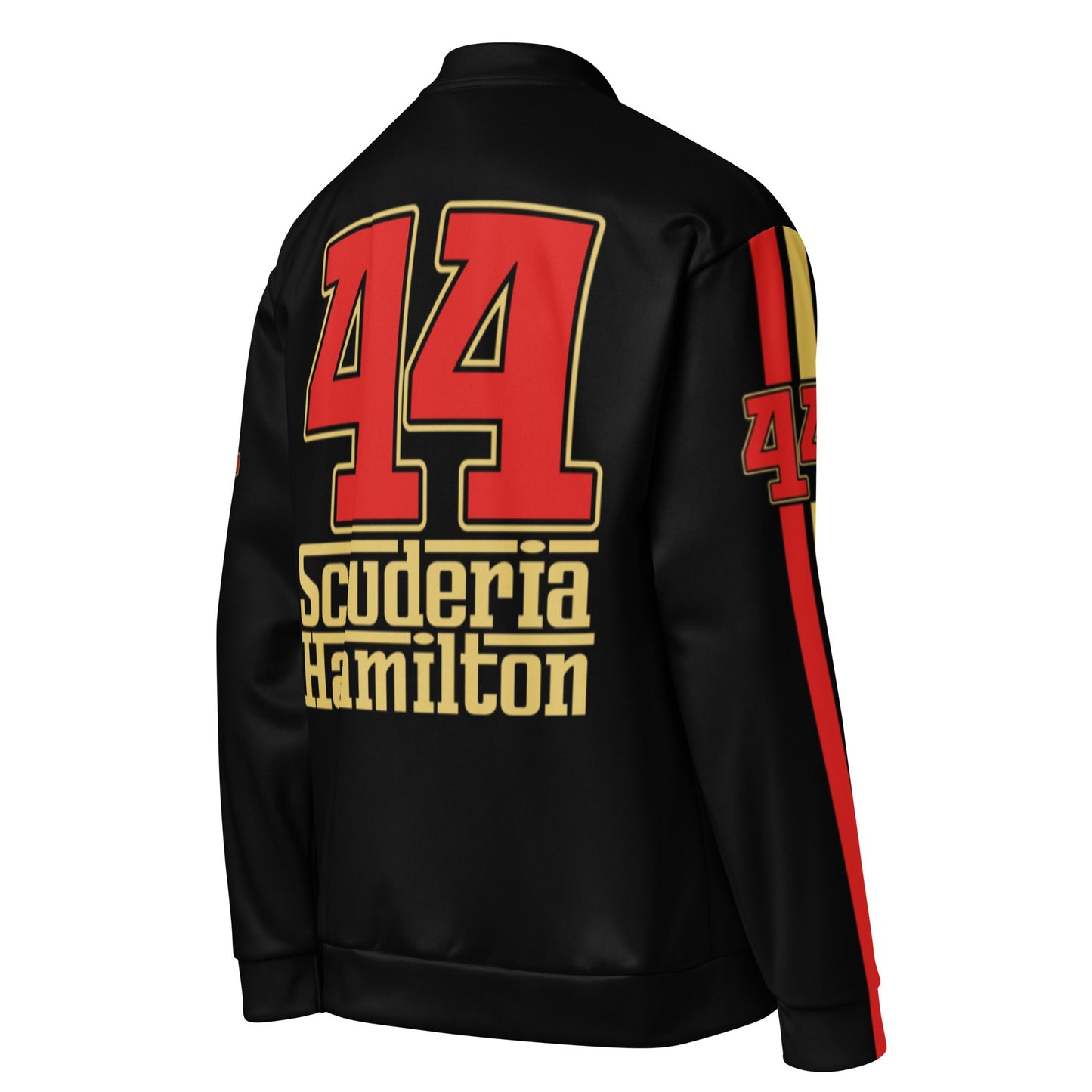 Lewis Hamilton Scuderia 44 Racing Team Bomber Jacket - Unisex - Mooving Merch