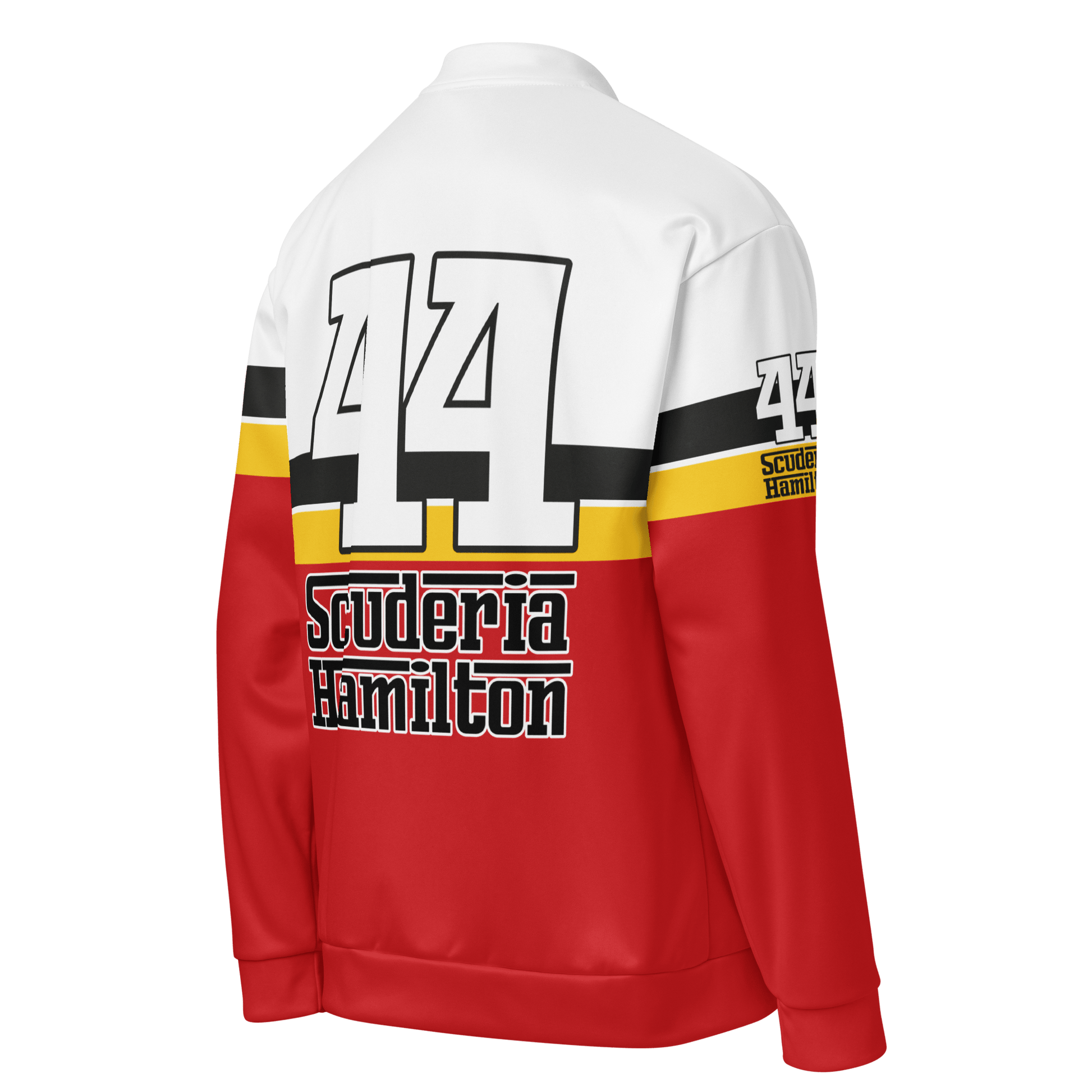 Lewis Hamilton Scuderia 44 Racing Team Bomber Jacket - Unisex - Mooving Merch