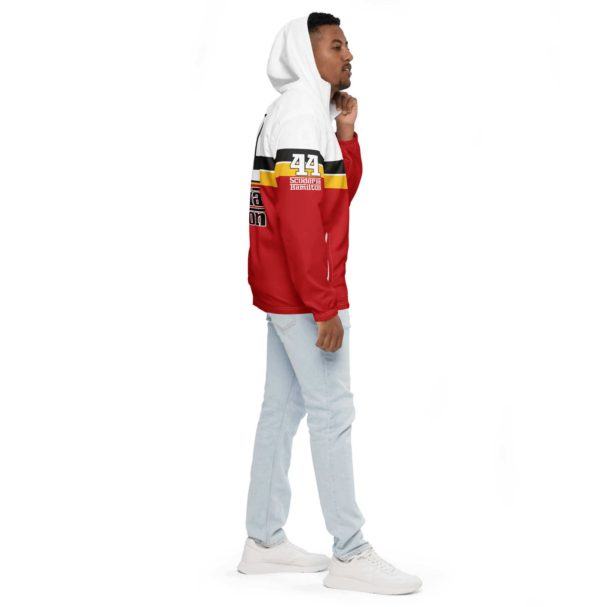 Lewis Hamilton Scuderia 44 Racing Windbreaker - Men's - Mooving Merch