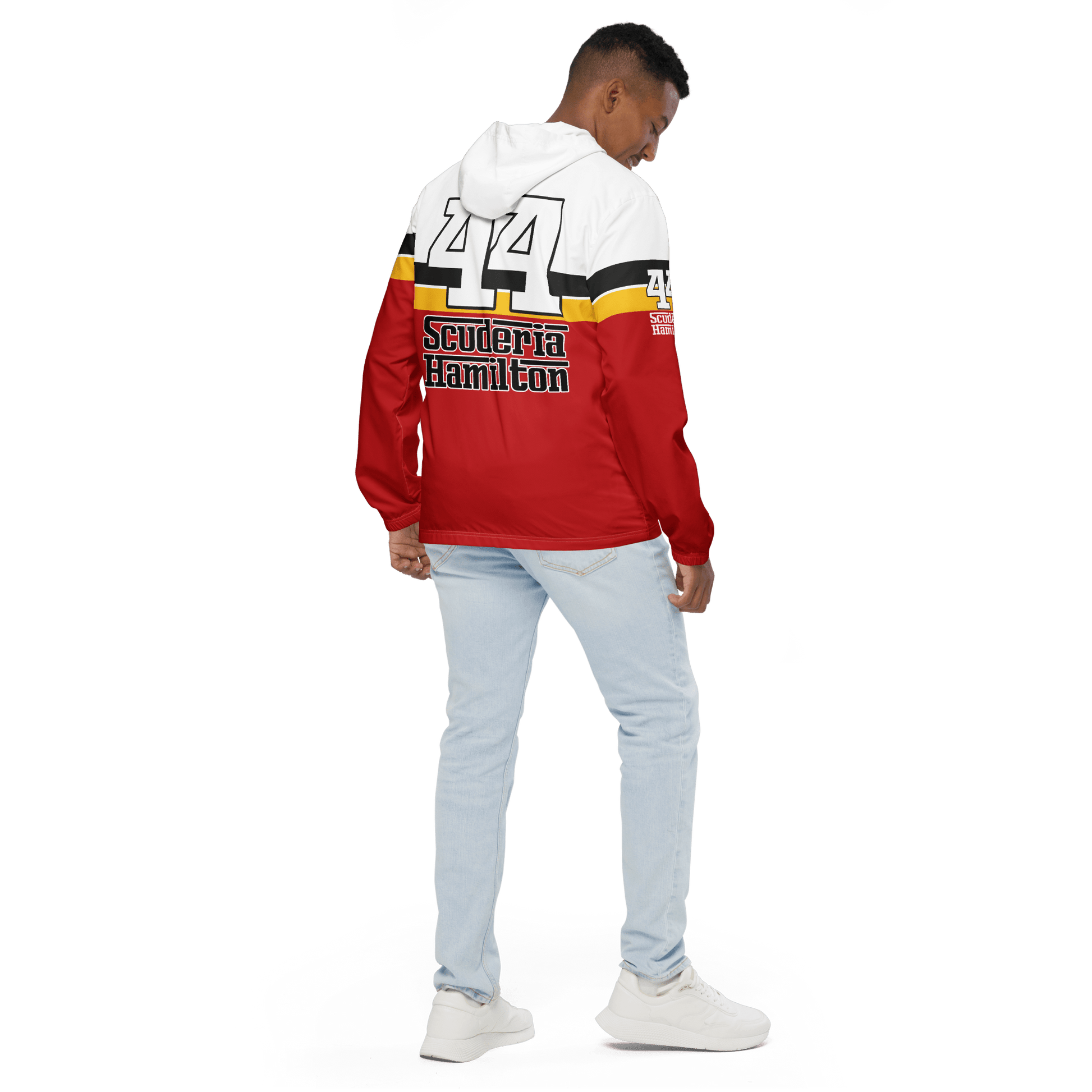Lewis Hamilton Scuderia 44 Racing Windbreaker - Men's - Mooving Merch