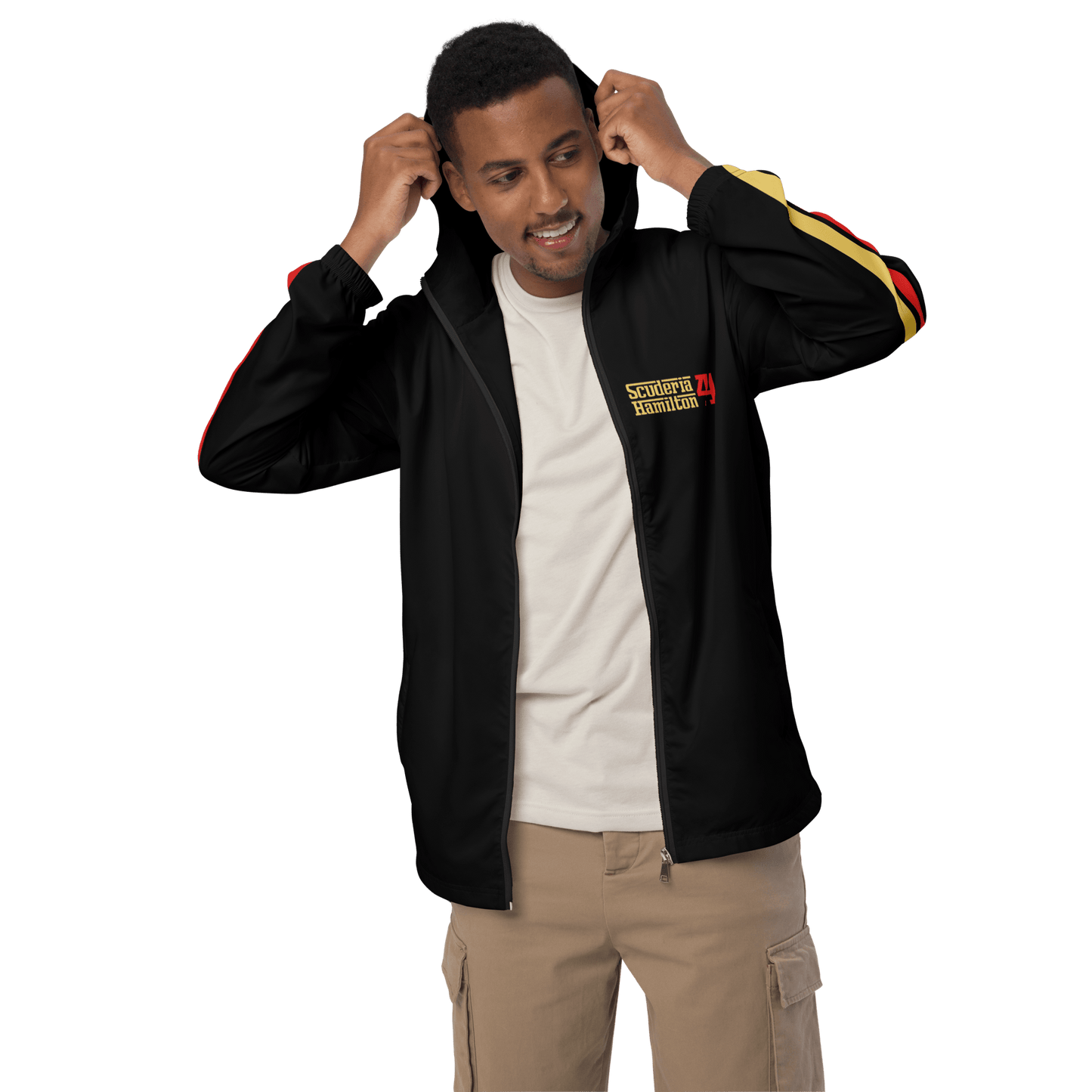 Lewis Hamilton Scuderia 44 Racing Windbreaker - Men's - Mooving Merch