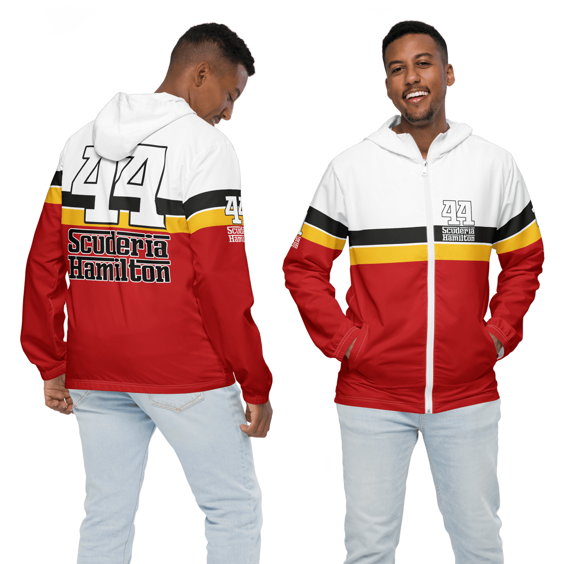 Lewis Hamilton Scuderia 44 Racing Windbreaker - Men's - Mooving Merch