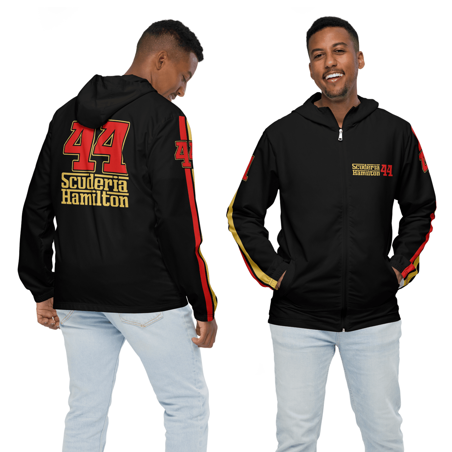 Lewis Hamilton Scuderia 44 Racing Windbreaker - Men's - Mooving Merch