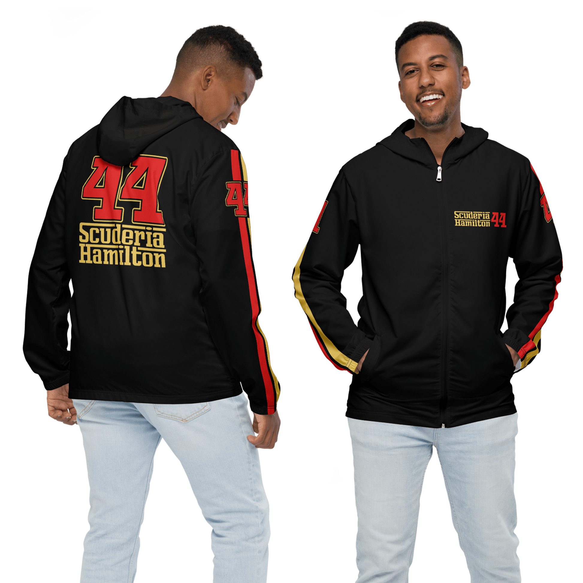 Lewis Hamilton Scuderia 44 Racing Windbreaker - Men's - Mooving Merch