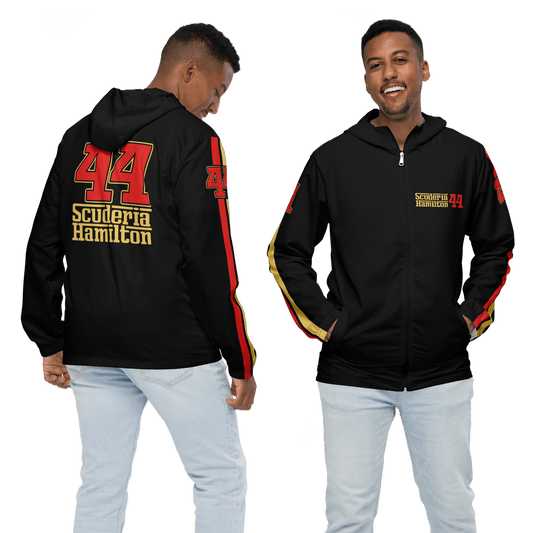 Lewis Hamilton Scuderia 44 Racing Windbreaker - Men's - Mooving Merch