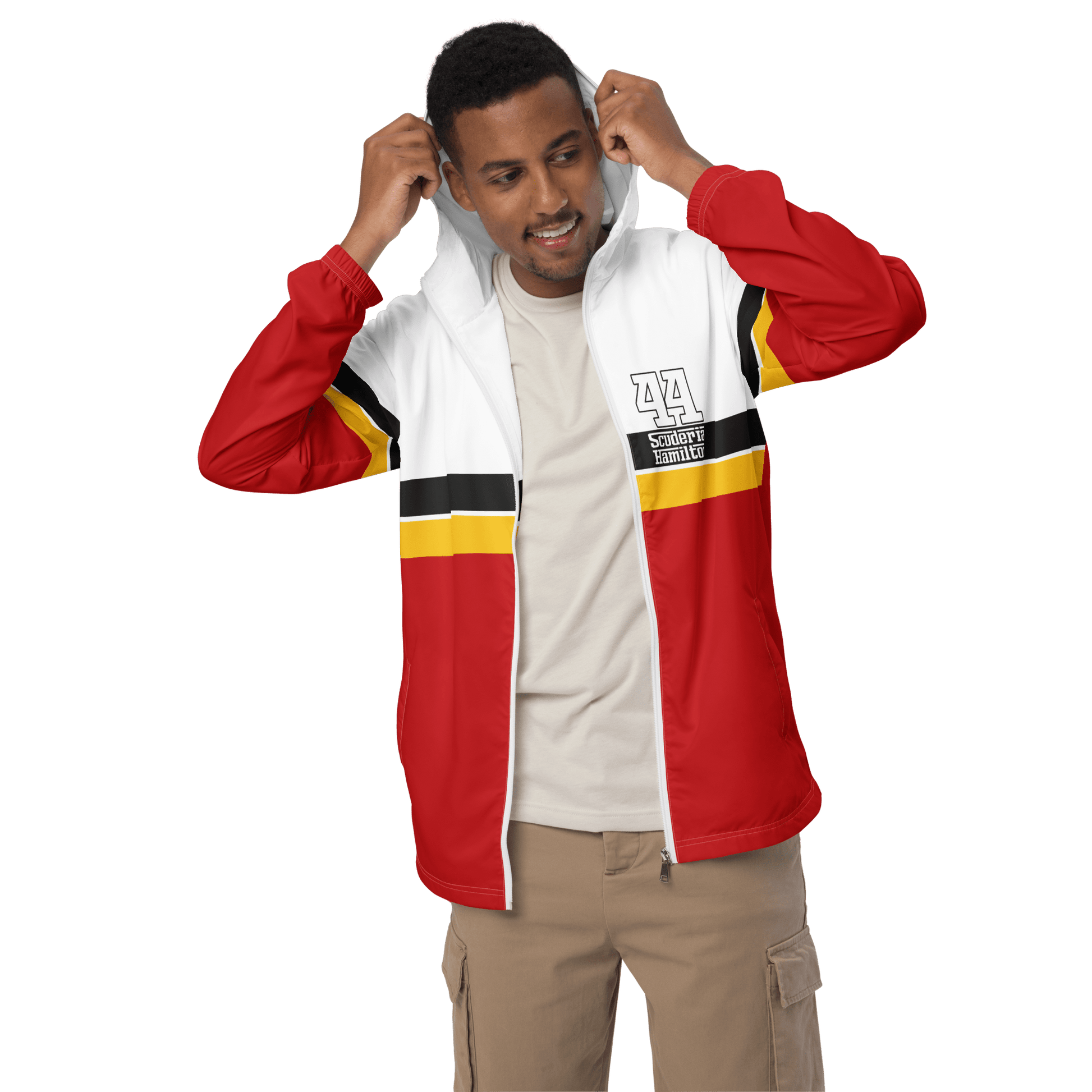 Lewis Hamilton Scuderia 44 Racing Windbreaker - Men's - Mooving Merch