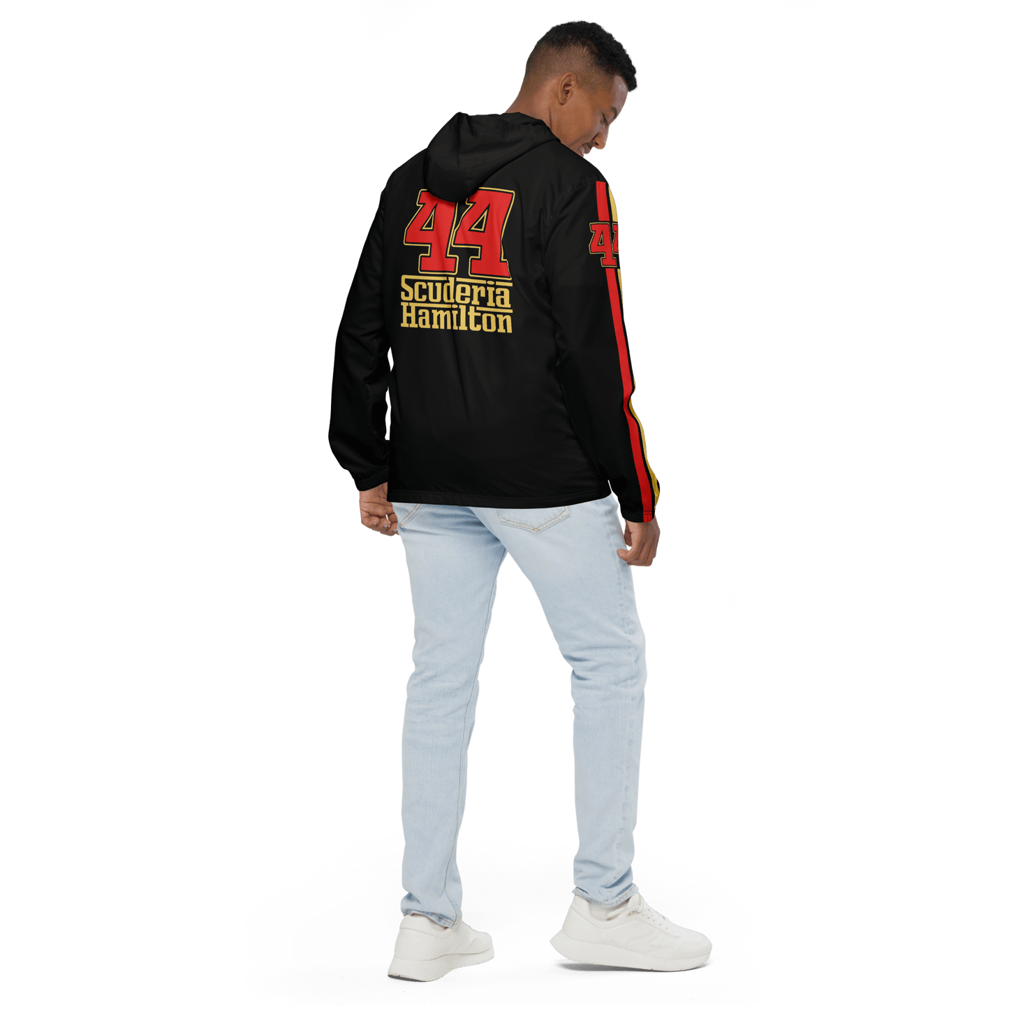 Lewis Hamilton Scuderia 44 Racing Windbreaker - Men's - Mooving Merch