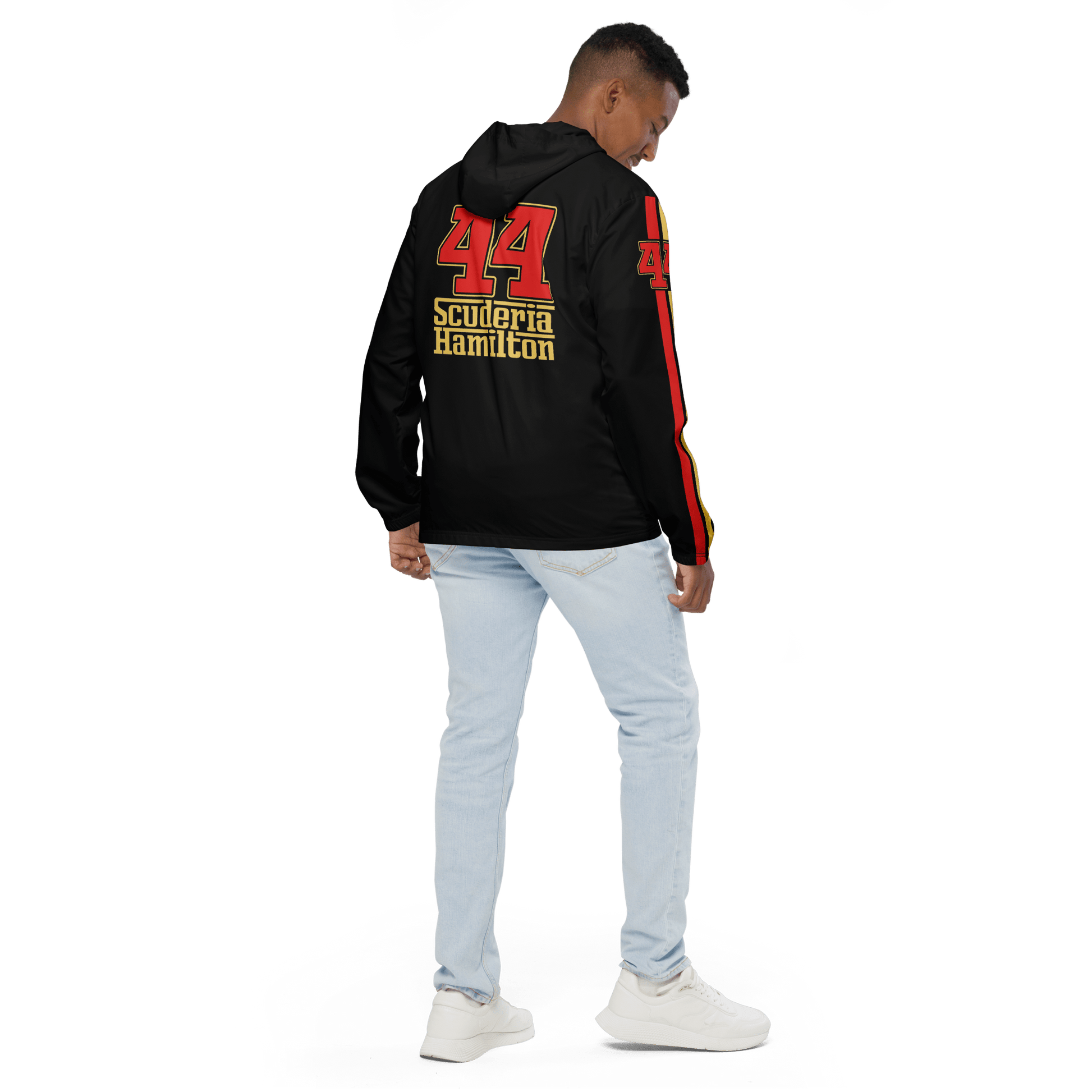 Lewis Hamilton Scuderia 44 Racing Windbreaker - Men's - Mooving Merch