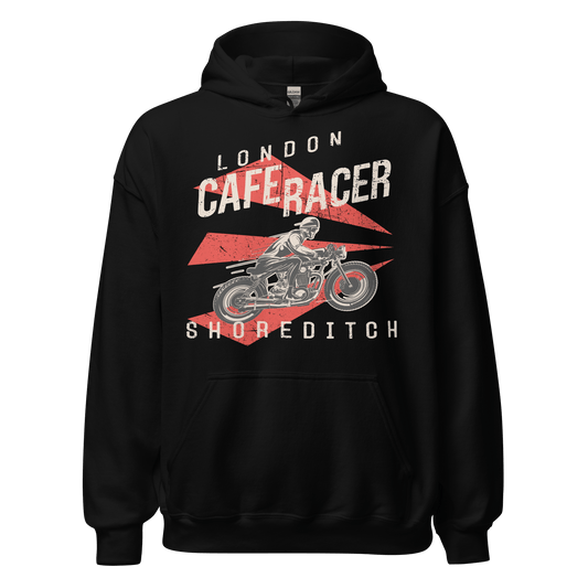 London Cafe Racer Motorcycle Hoodie - 9 Colours - S to 5XL - Mooving Merch