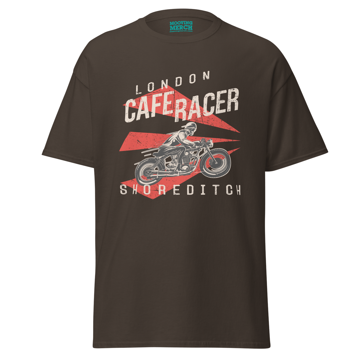 London Cafe Racer Motorcycle T-Shirt - 9 Colours - S to 5XL - Mooving Merch