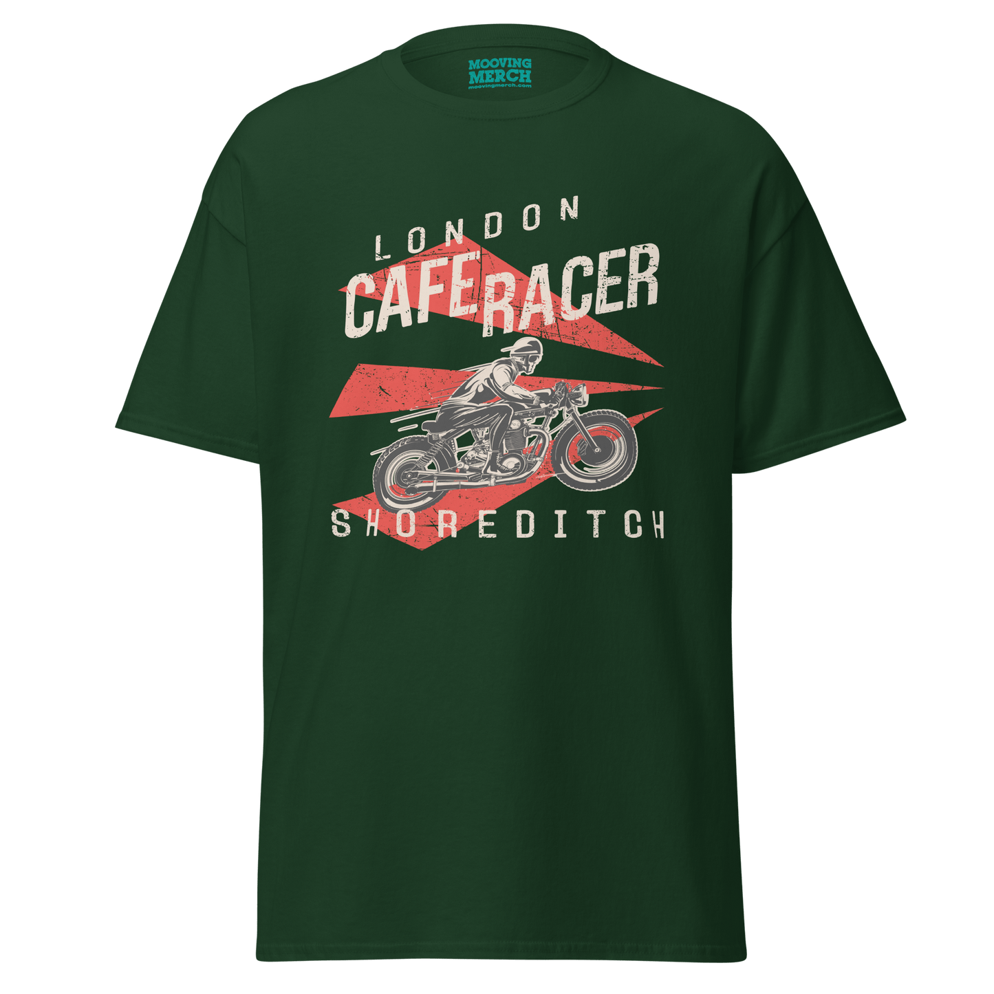 London Cafe Racer Motorcycle T-Shirt - 9 Colours - S to 5XL - Mooving Merch