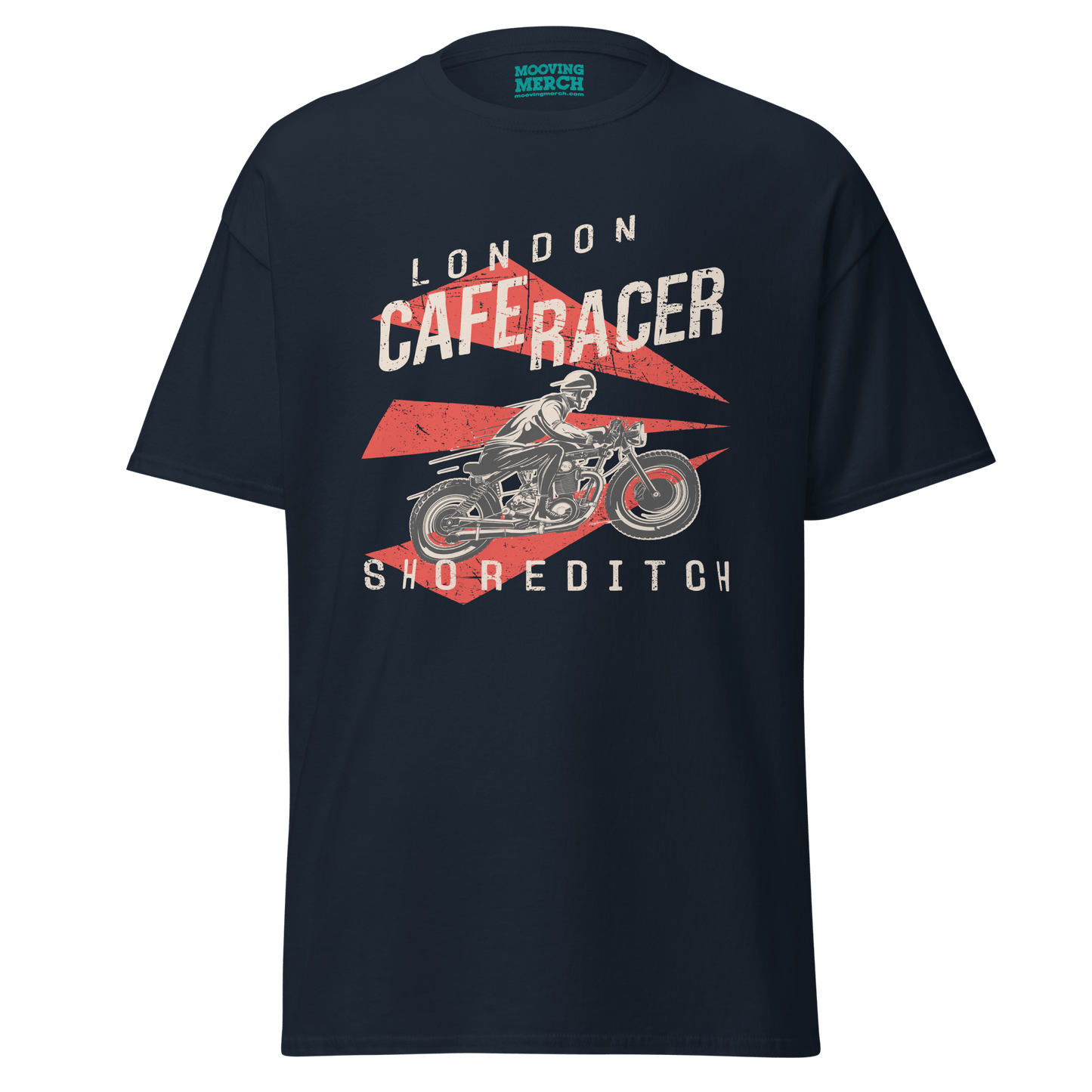 London Cafe Racer Motorcycle T-Shirt - 9 Colours - S to 5XL - Mooving Merch