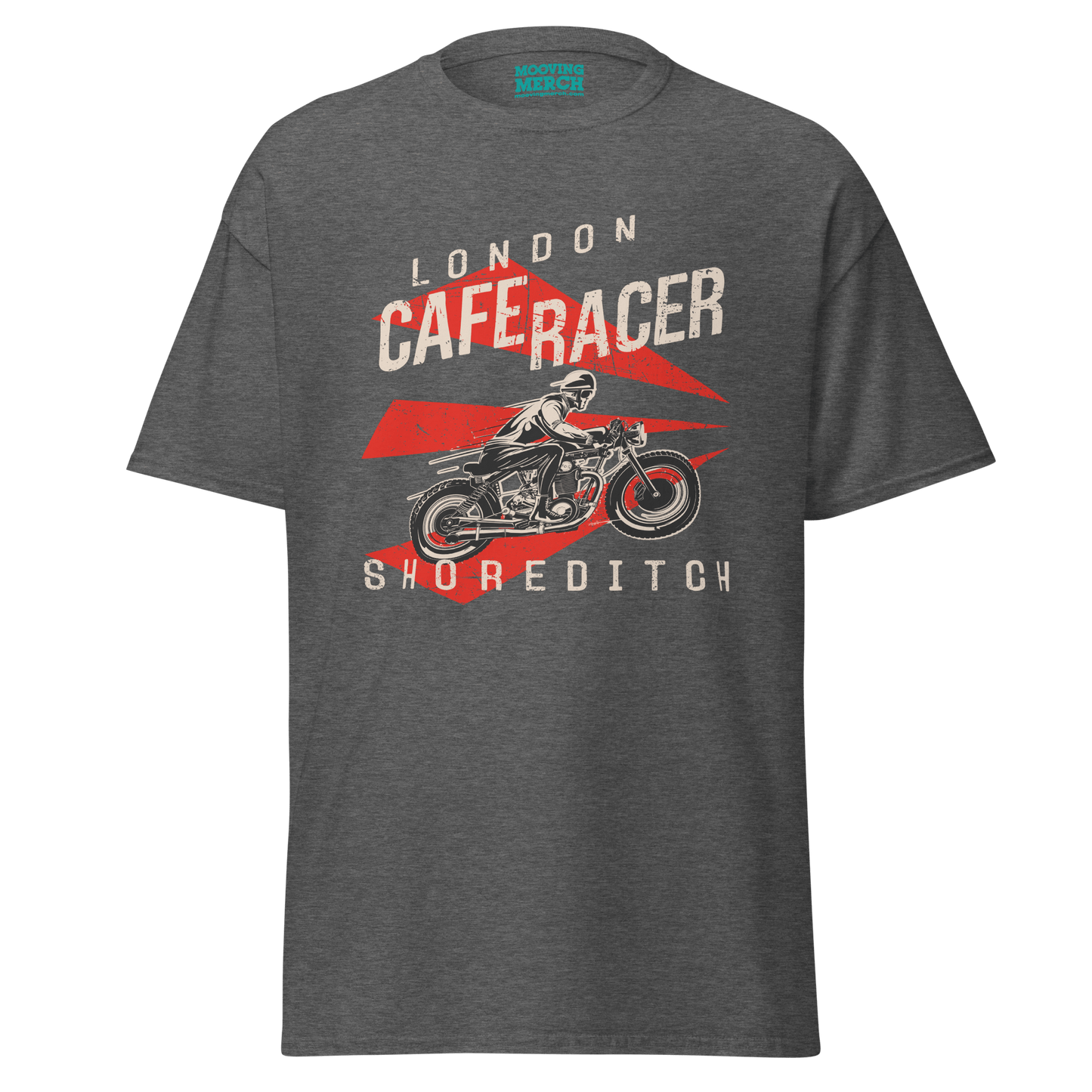 London Cafe Racer Motorcycle T-Shirt - 9 Colours - S to 5XL - Mooving Merch