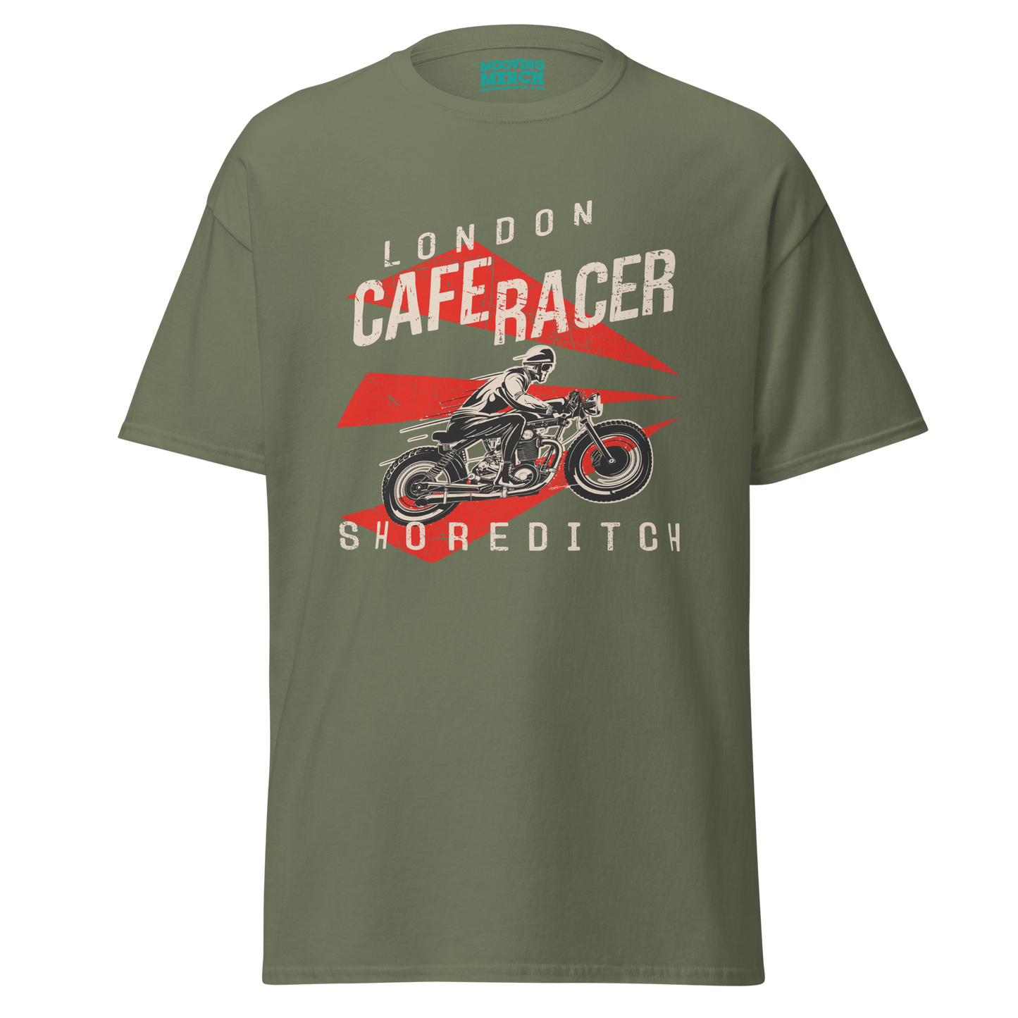 London Cafe Racer Motorcycle T-Shirt - 9 Colours - S to 5XL - Mooving Merch