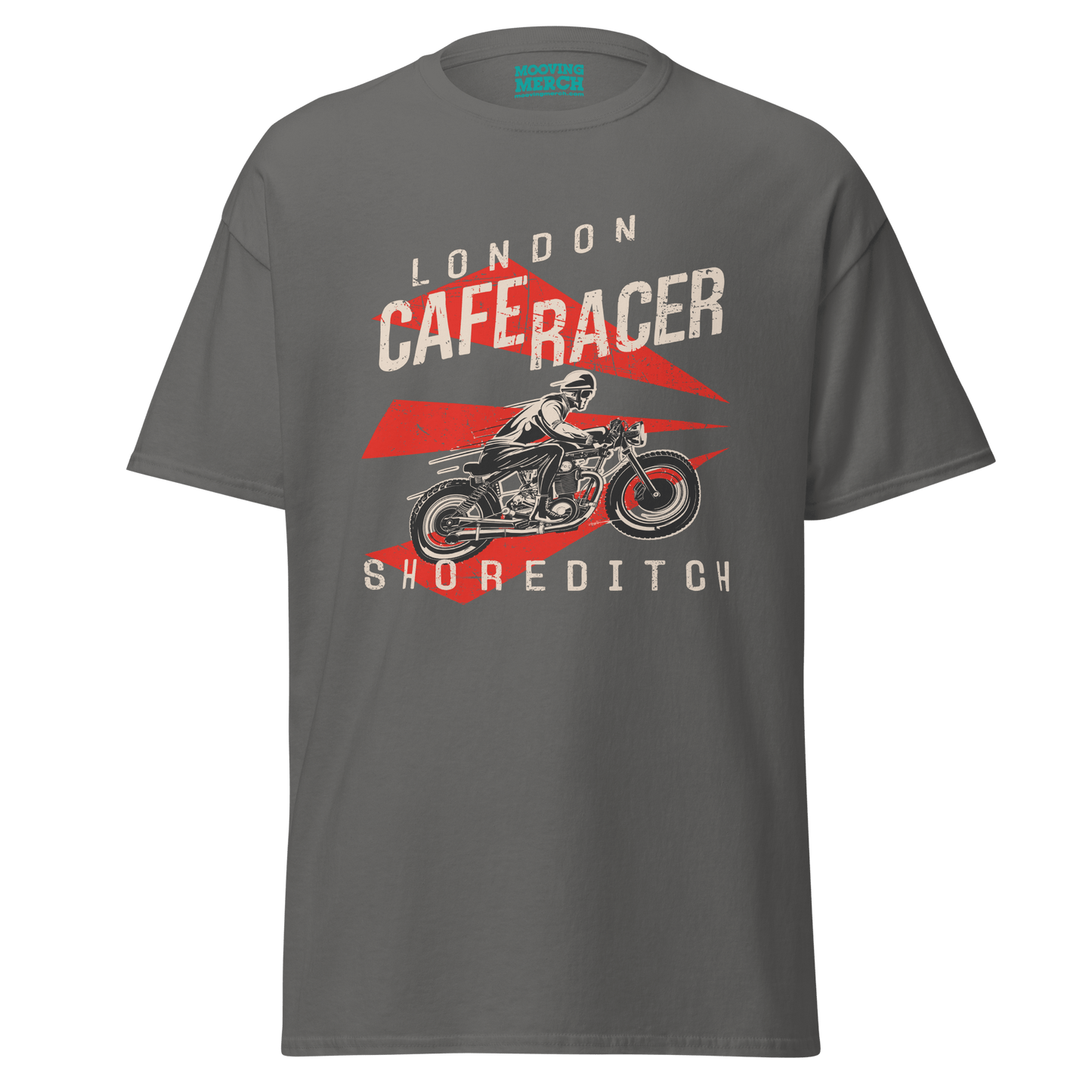 London Cafe Racer Motorcycle T-Shirt - 9 Colours - S to 5XL - Mooving Merch