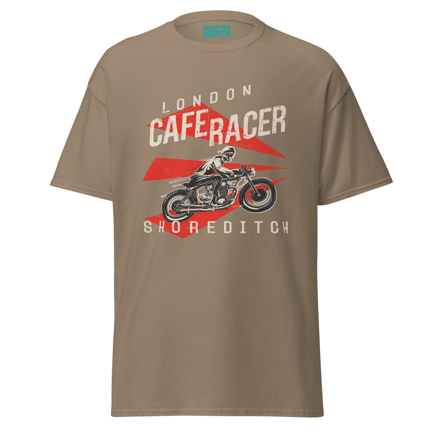 London Cafe Racer Motorcycle T-Shirt - 9 Colours - S to 5XL - Mooving Merch
