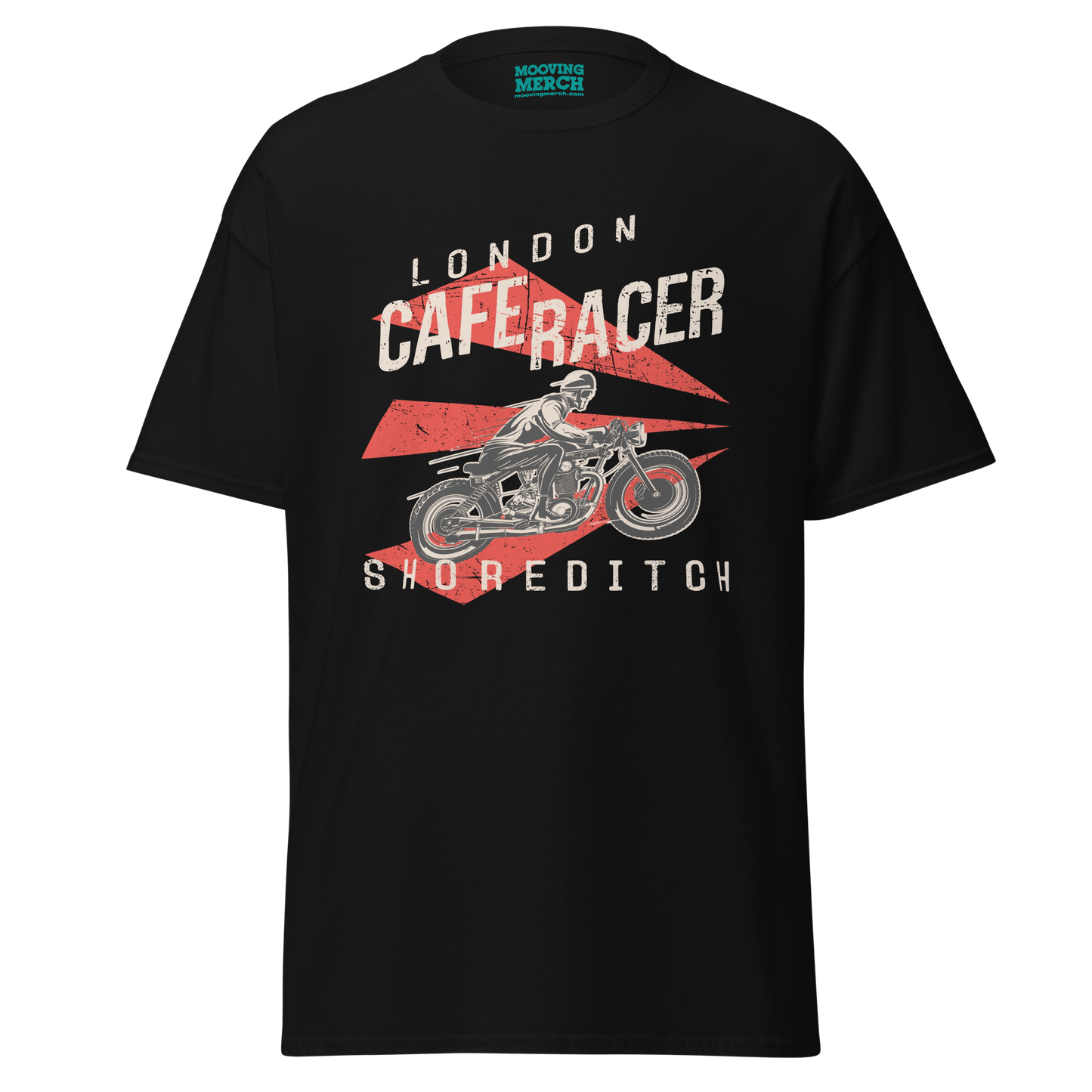 London Cafe Racer Motorcycle T-Shirt - 9 Colours - S to 5XL - Mooving Merch