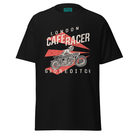 London Cafe Racer Motorcycle T-Shirt - 9 Colours - S to 5XL - Mooving Merch
