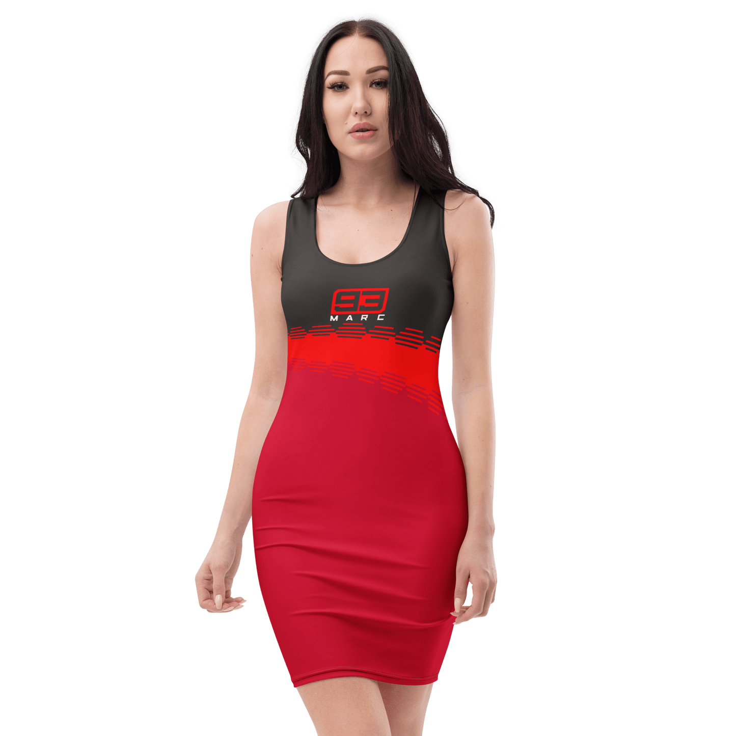 Marc Marquez 93 Ducati Corse Bodycon Dress - Mooving Merch
