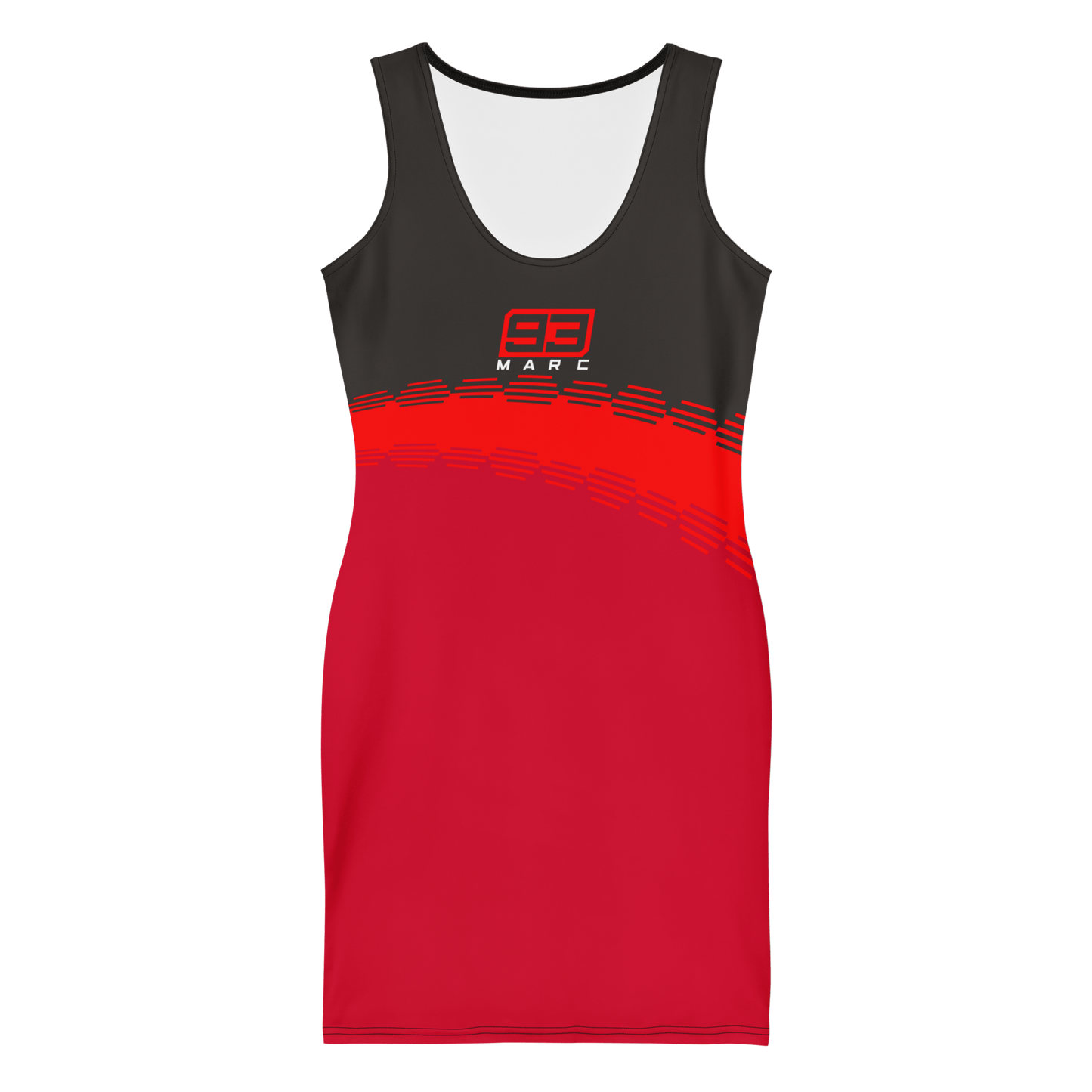 Marc Marquez 93 Ducati Corse Bodycon Dress - Mooving Merch