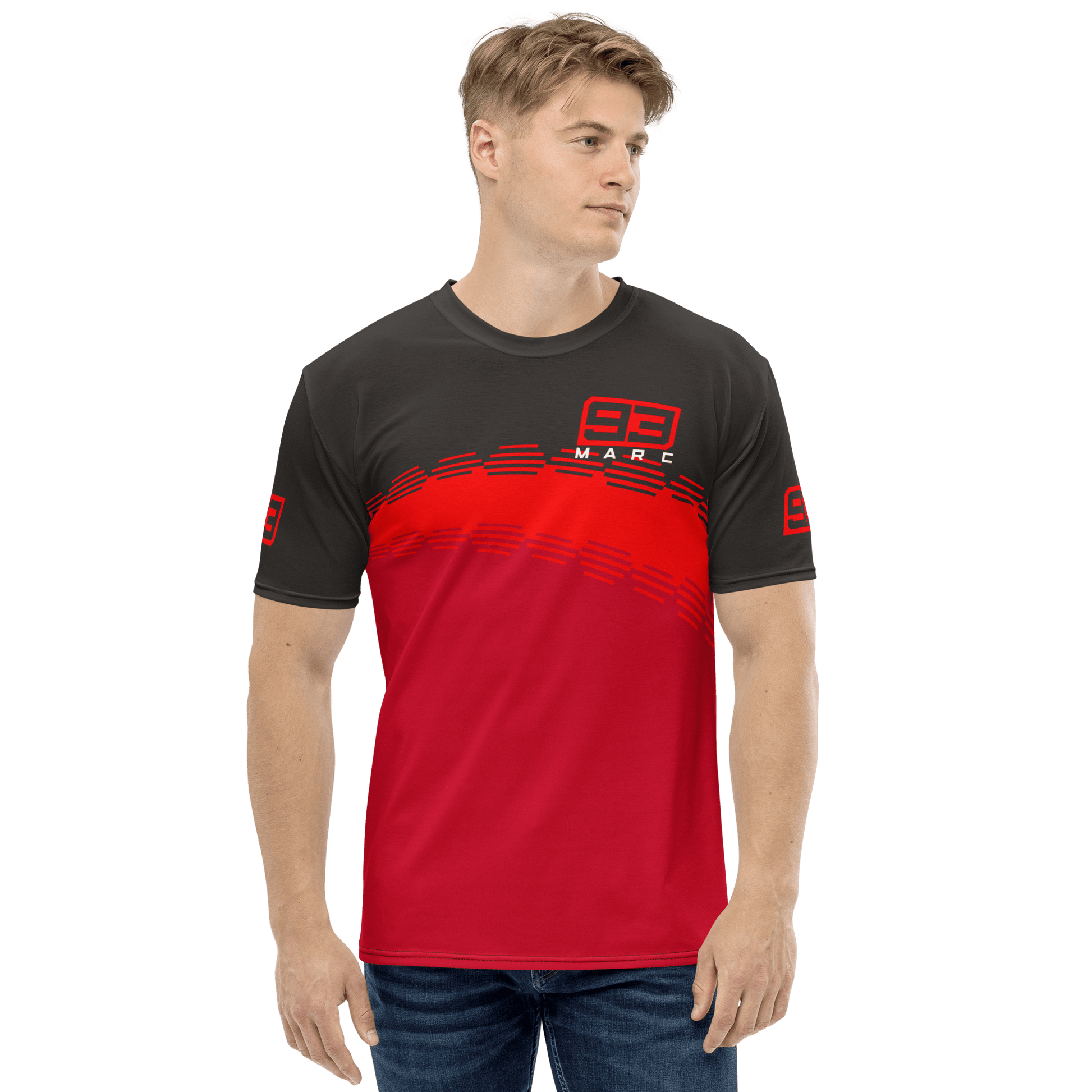 Marc Marquez 93 Ducati Corse Team T-Shirt - Men's - Mooving Merch