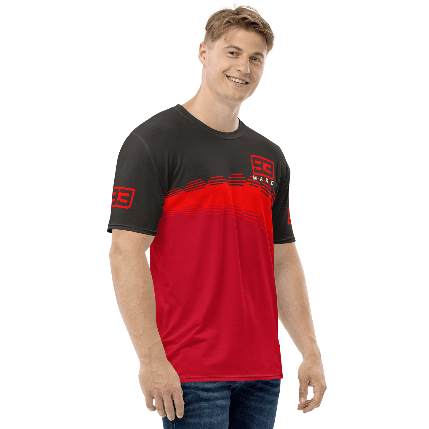 Marc Marquez 93 Ducati Corse Team T-Shirt - Men's - Mooving Merch