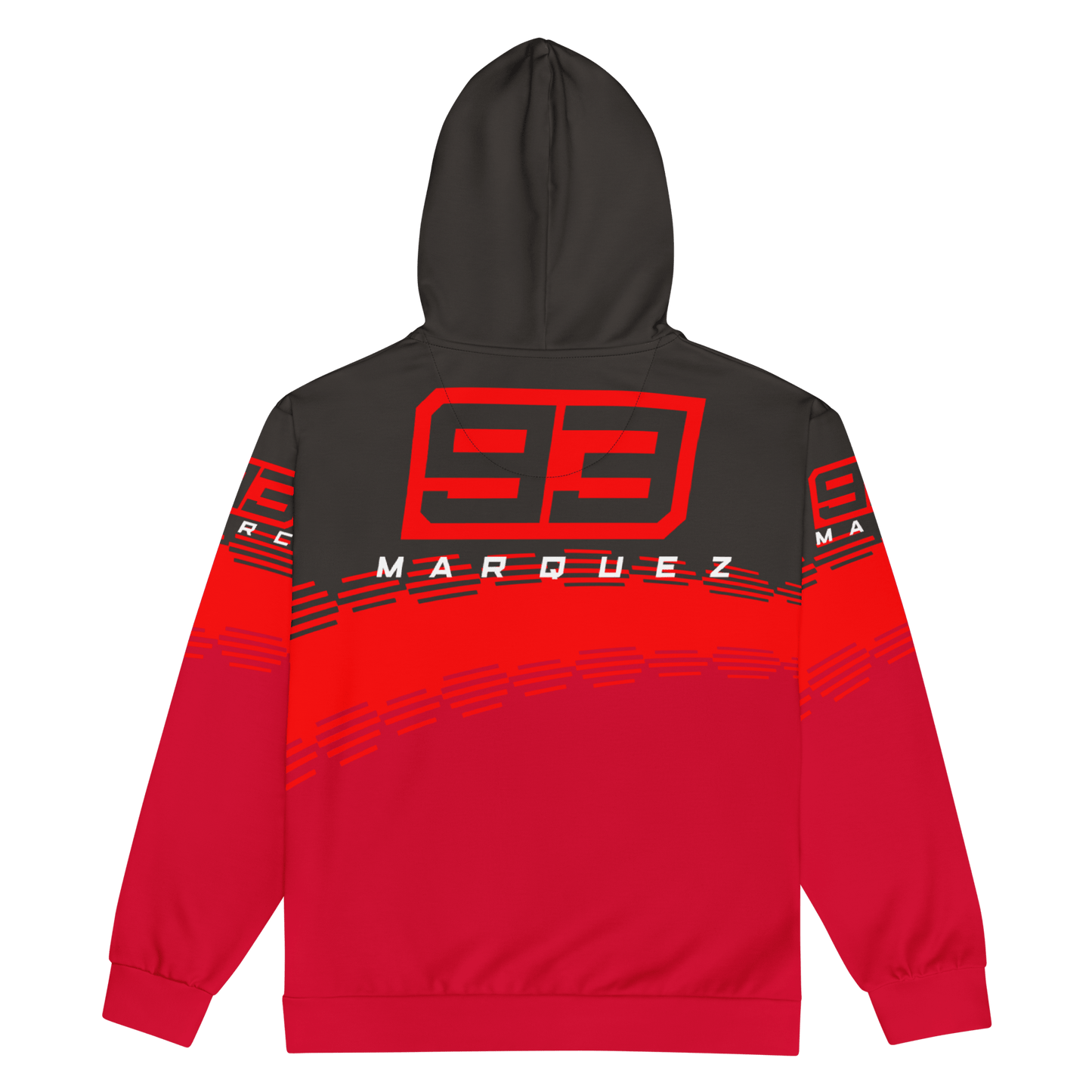 Marc Marquez 93 Ducati Corse Zipped Hoodie - Unisex - Mooving Merch